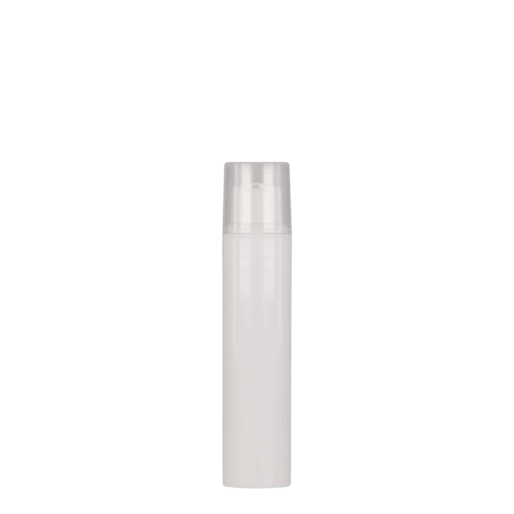 15 ml õhuvaba dosaator 'Nano', PP-plast, valge