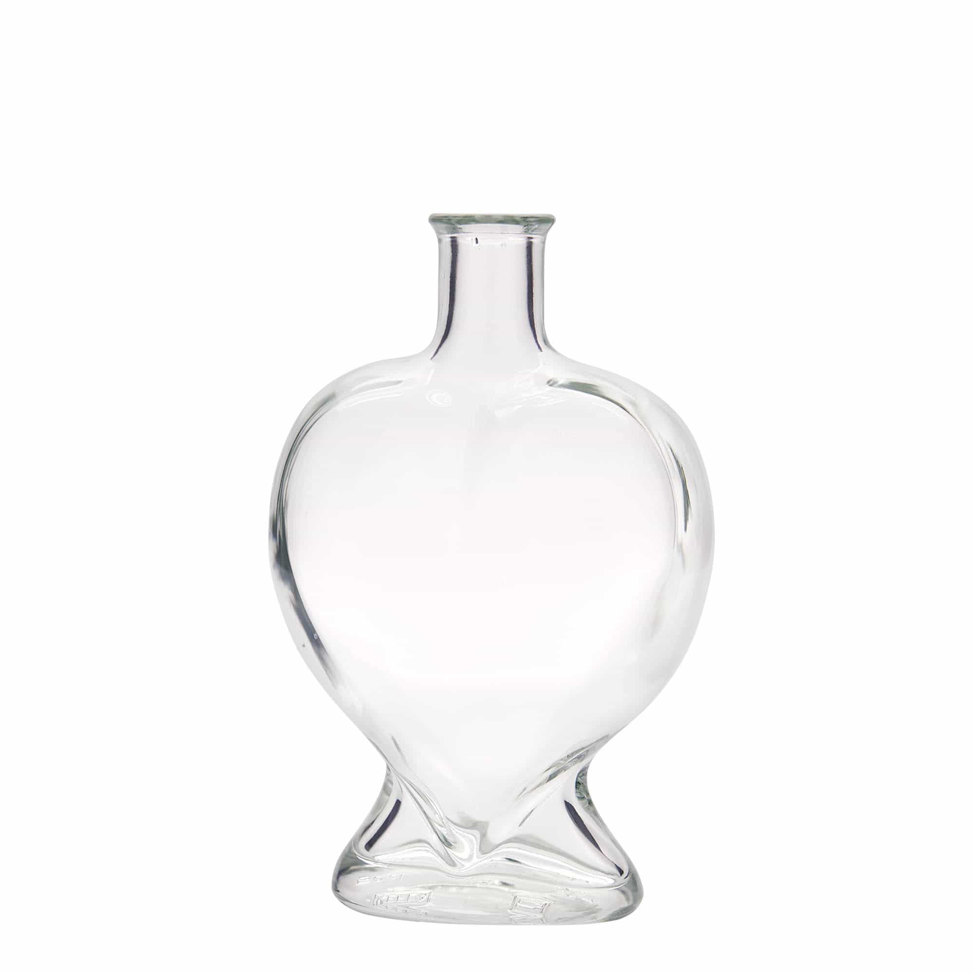 500 ml klaaspudel 'Süda', sulgur: kork