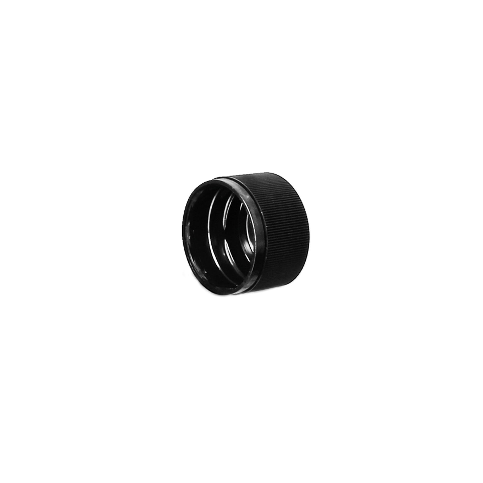 Kruvikork variant A, PP-plastik, must, sobib avale: PP 28