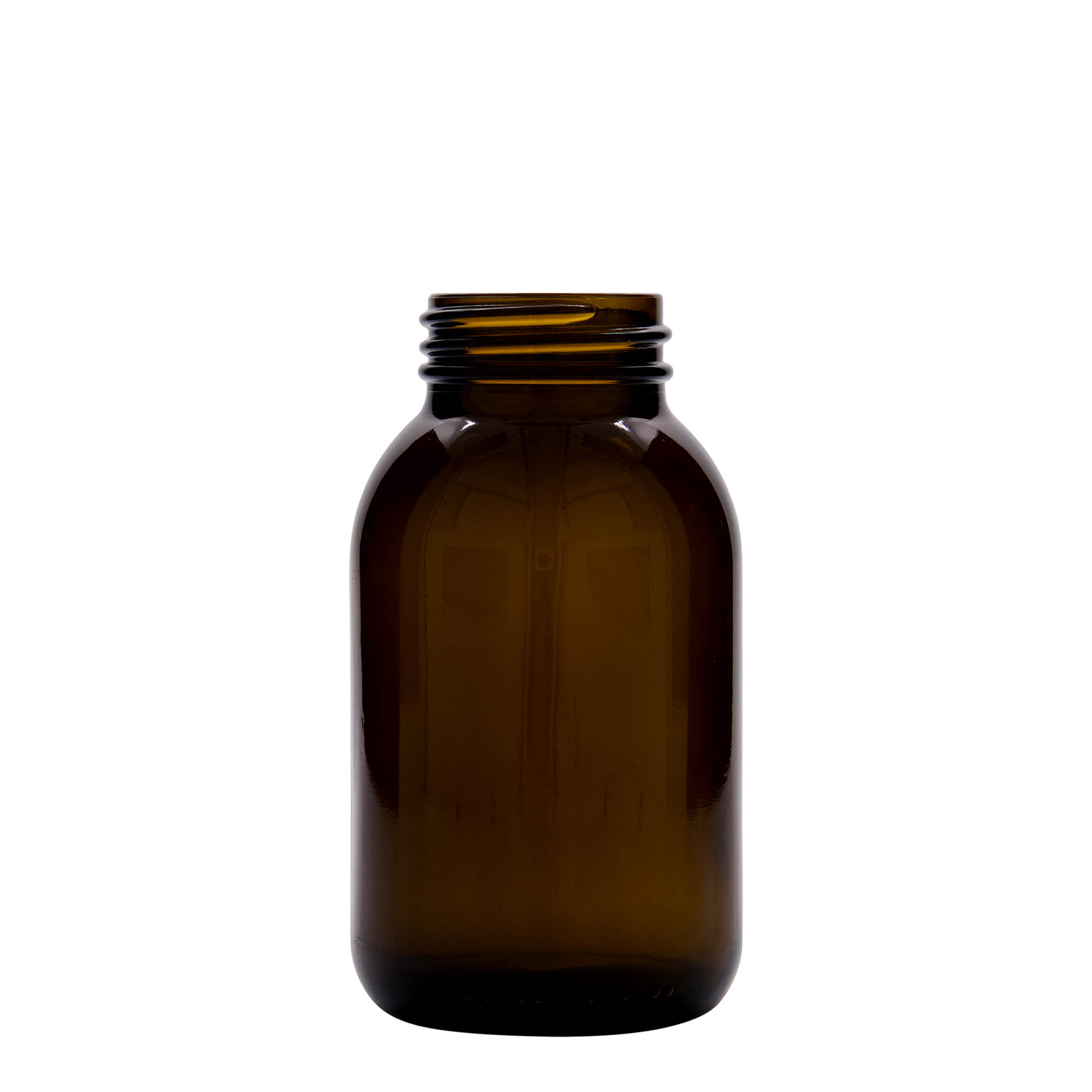 500 ml laiakaelne klaas, pruun, avale: DIN 55