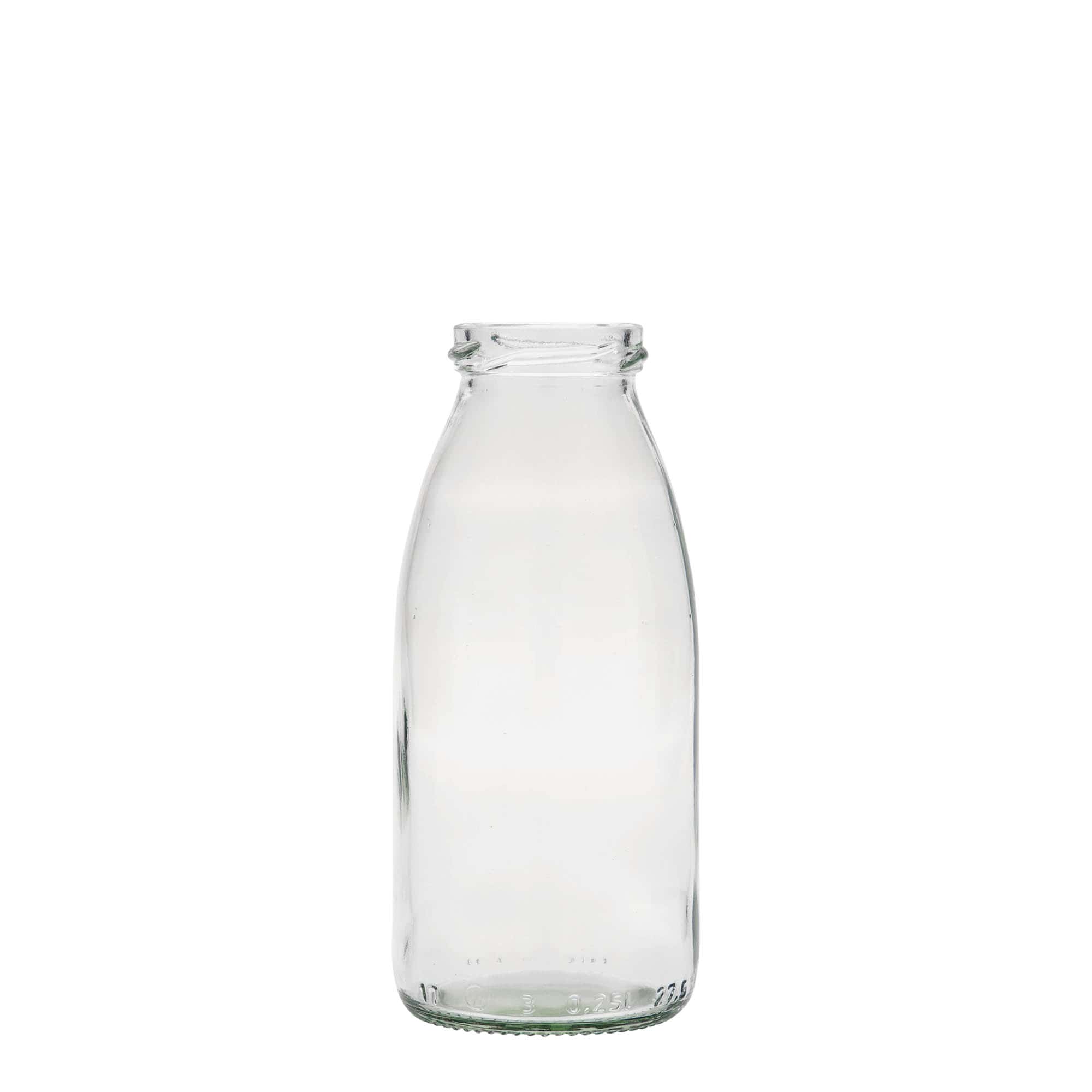 250 ml klaaspudel Vroni #, avaus: Twist-Off (TO 43)