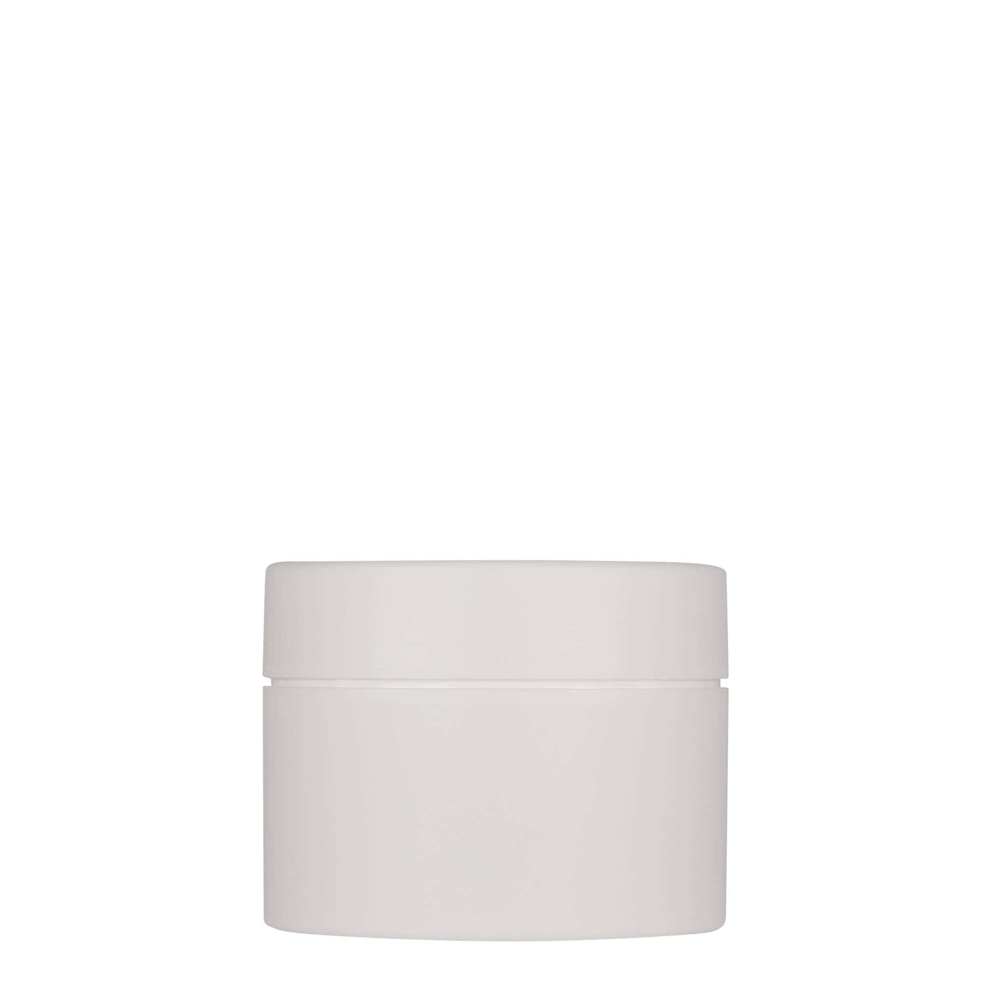 150 ml plasttoos 'Antonella', PP, valge, sulgur: keeratav kaas