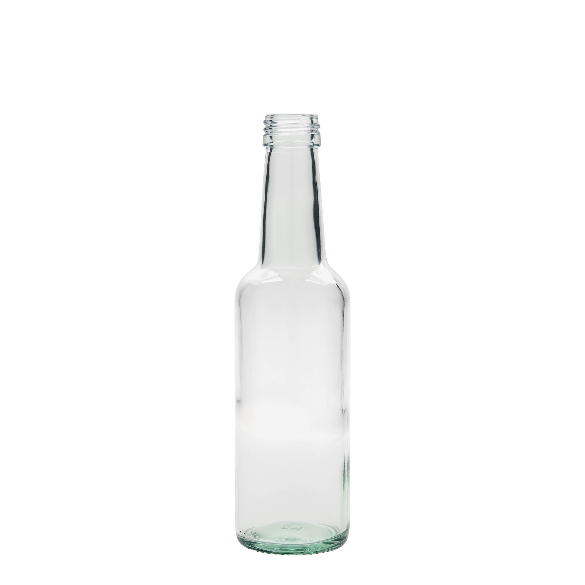 250 ml klaaspudel sirge kaelaga, avale: PP 28