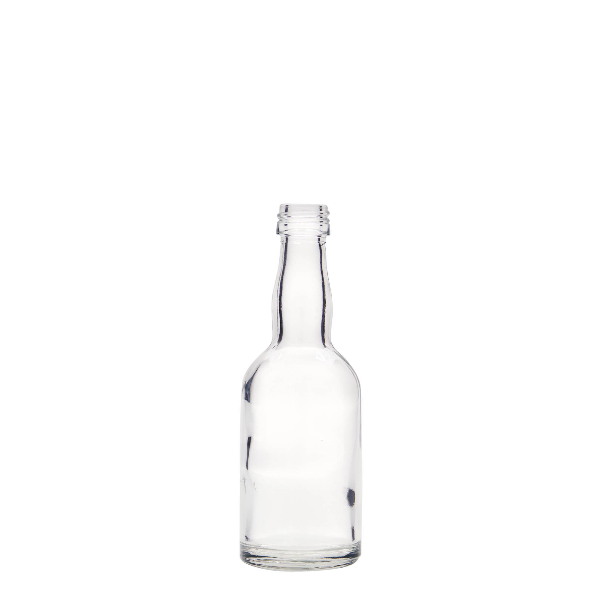 50 ml klaaspudel 'Proba', suuava: PP 18