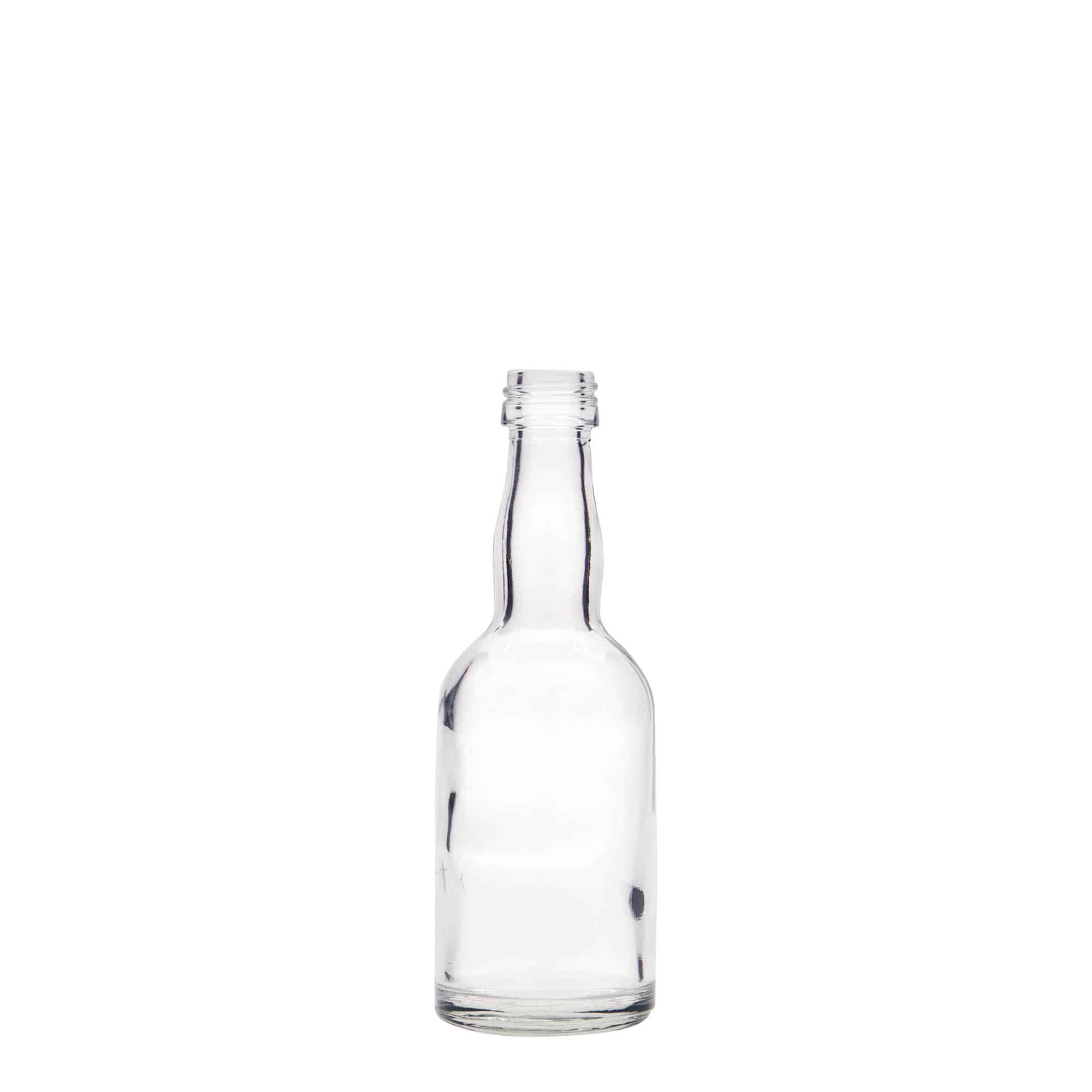 50 ml klaaspudel 'Proba', suuava: PP 18
