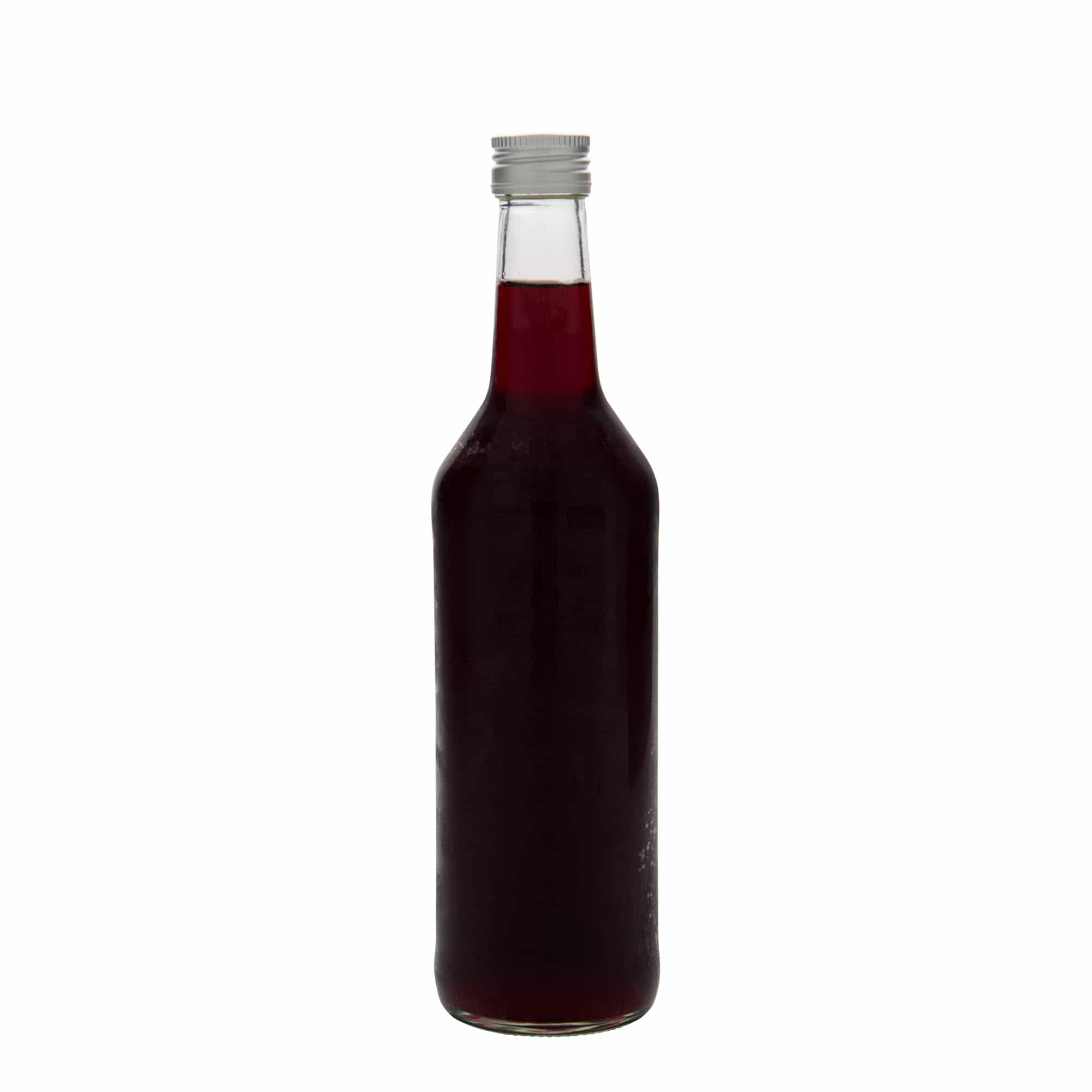 500 ml klaaspudel sirge kaelaga, suuava: PP 28