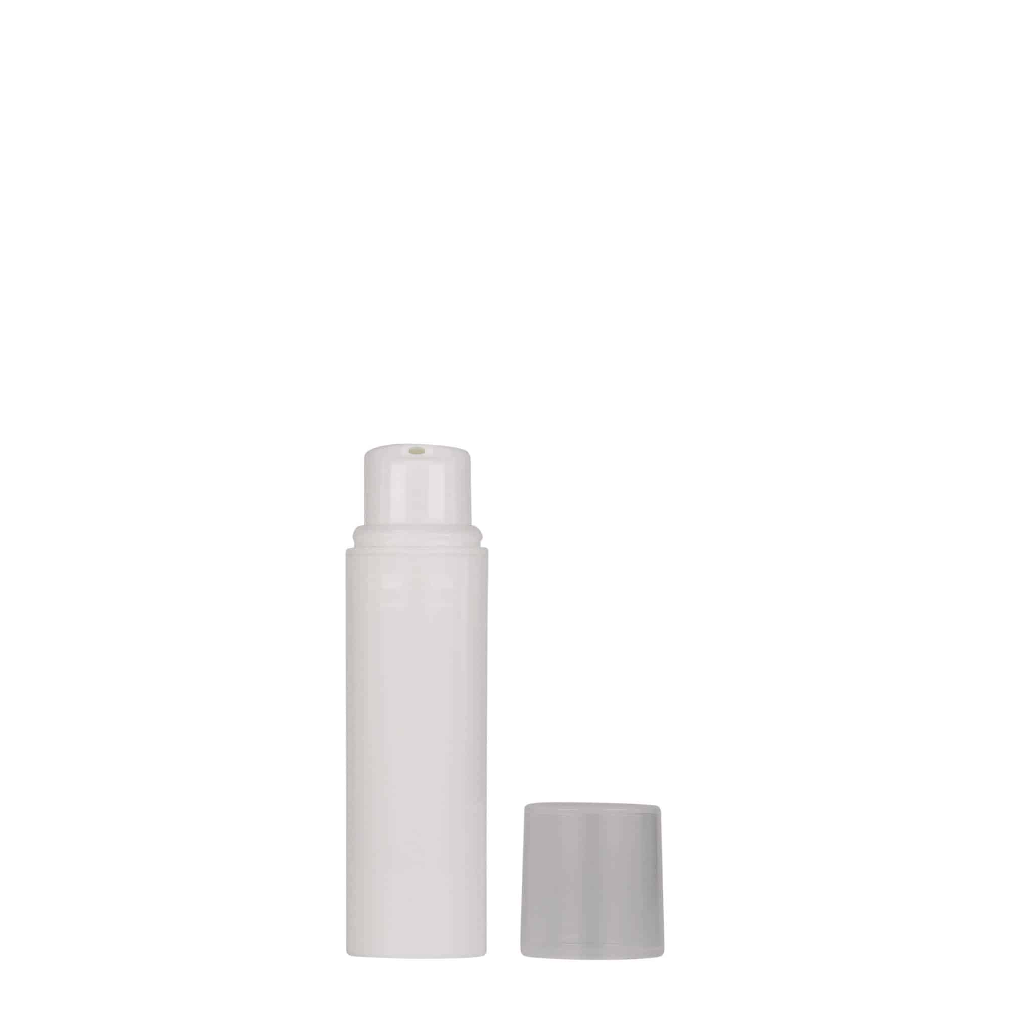 10 ml õhuvaba dosaator 'Nano', PP-plast, valge