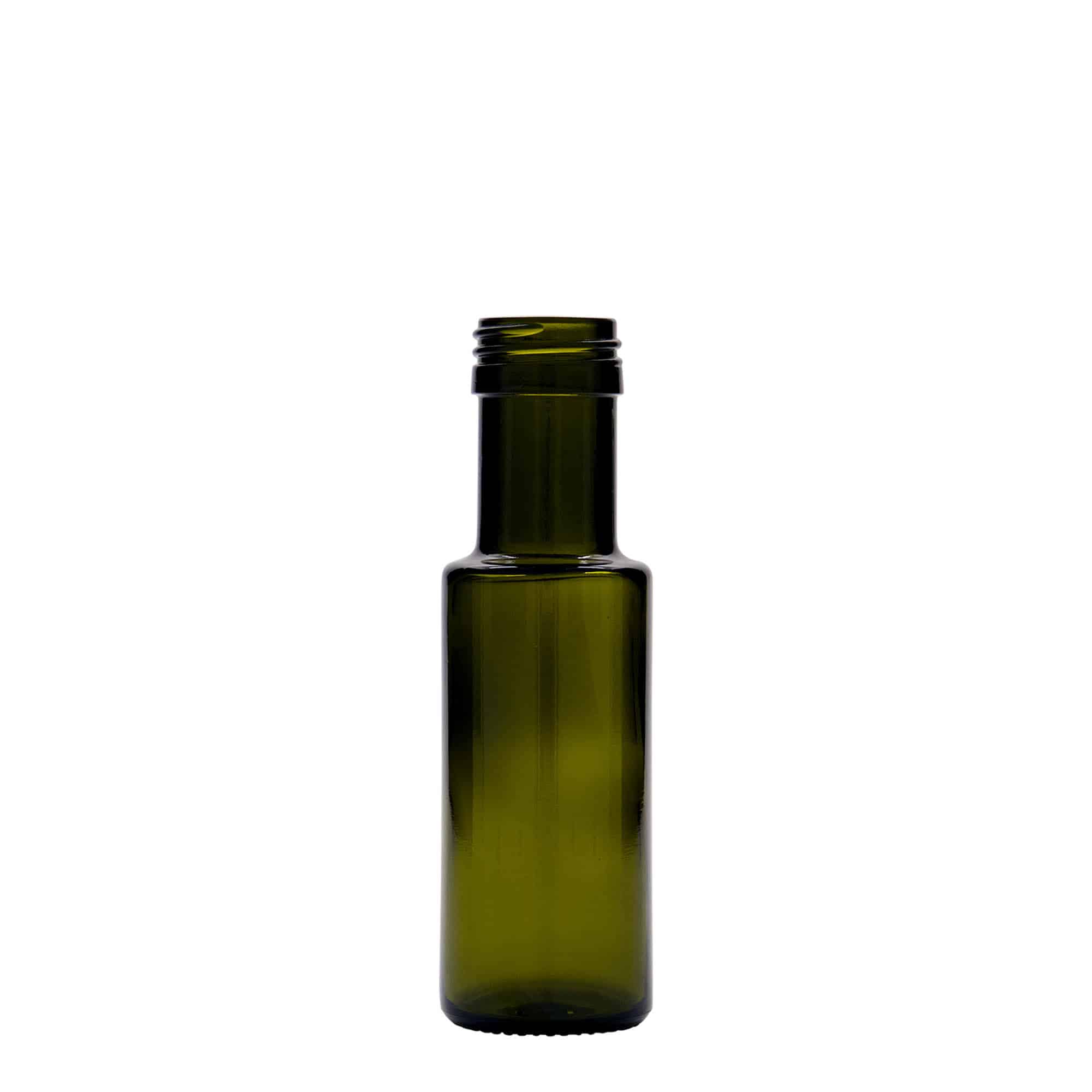 100 ml klaaspudel 'Dorica', antiikroheline, sulgur: PP 31,5 100 ml klaaspudel 'Dorica', antiikroheline, sulgur: PP 31,5