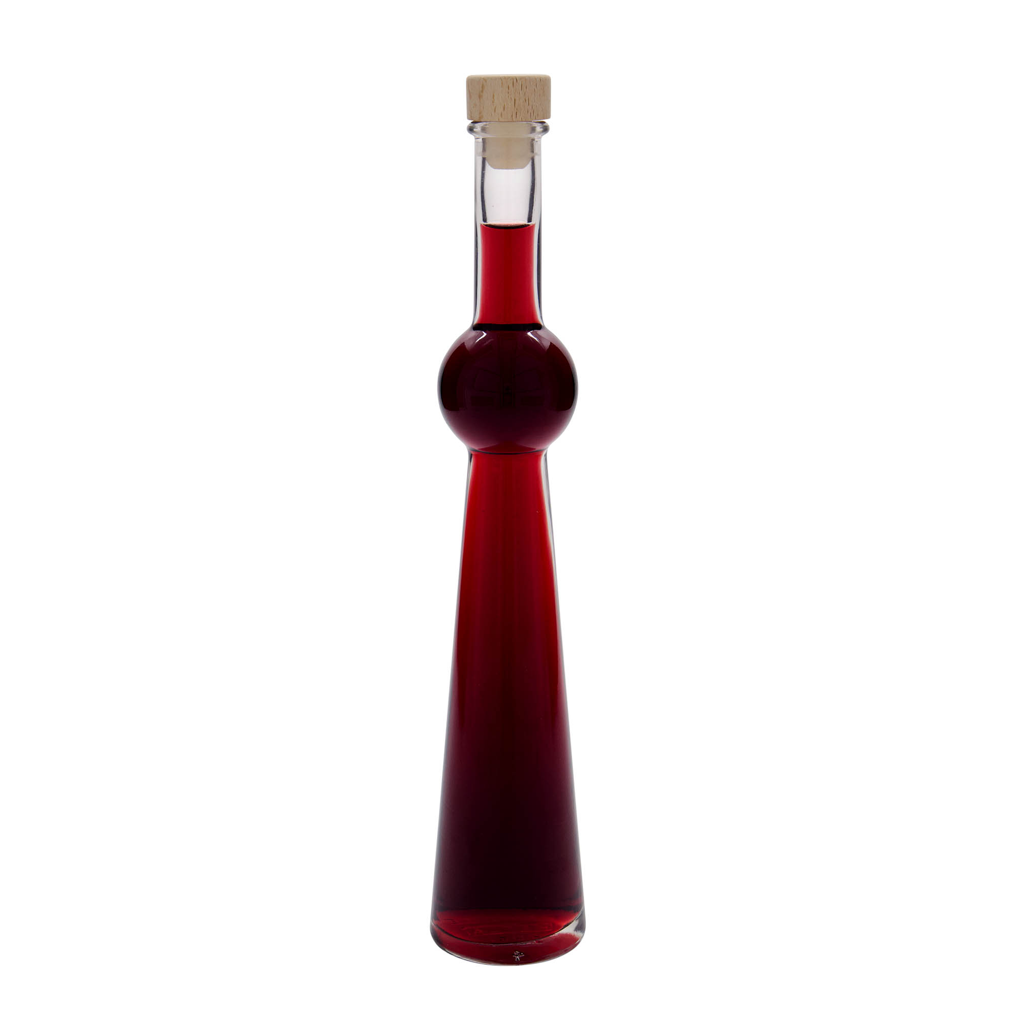 200 ml klaaspudel 'Supernova', suuava: kork