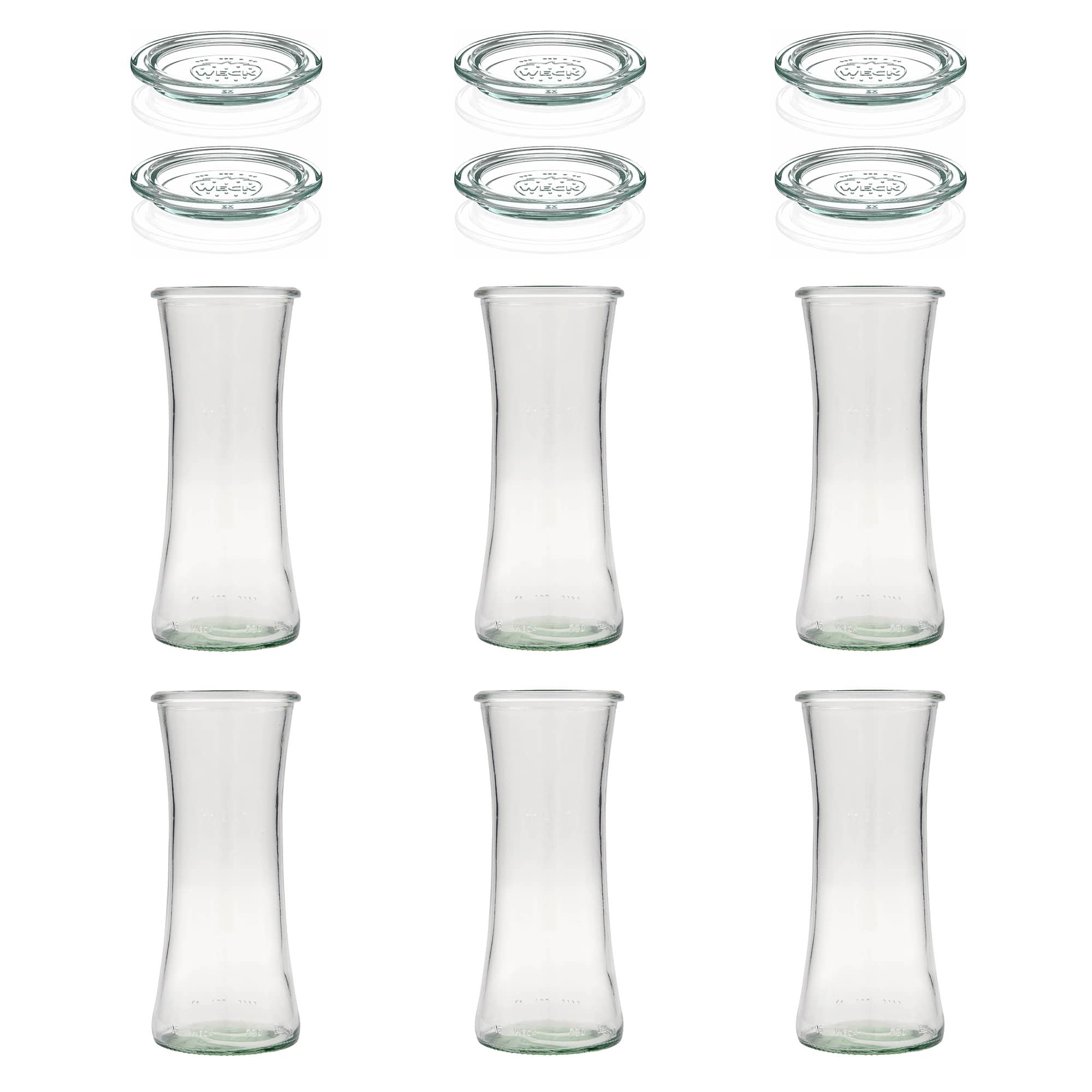 6x 730 ml WECK-gurmeepurk klaaskaanega RR 80