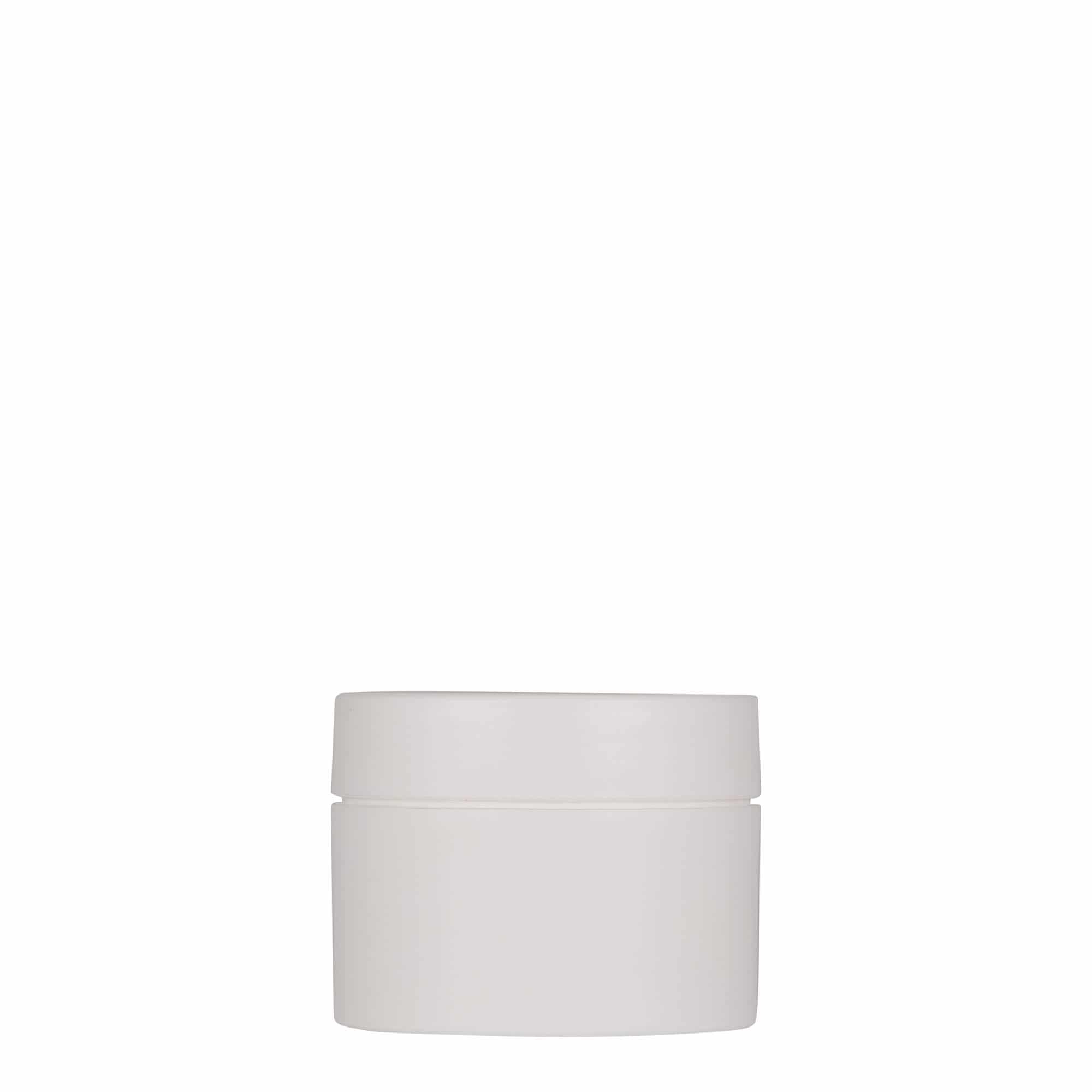 50 ml plasttoos 'Antonella', PP, valge, sulgur: keeratav kaas