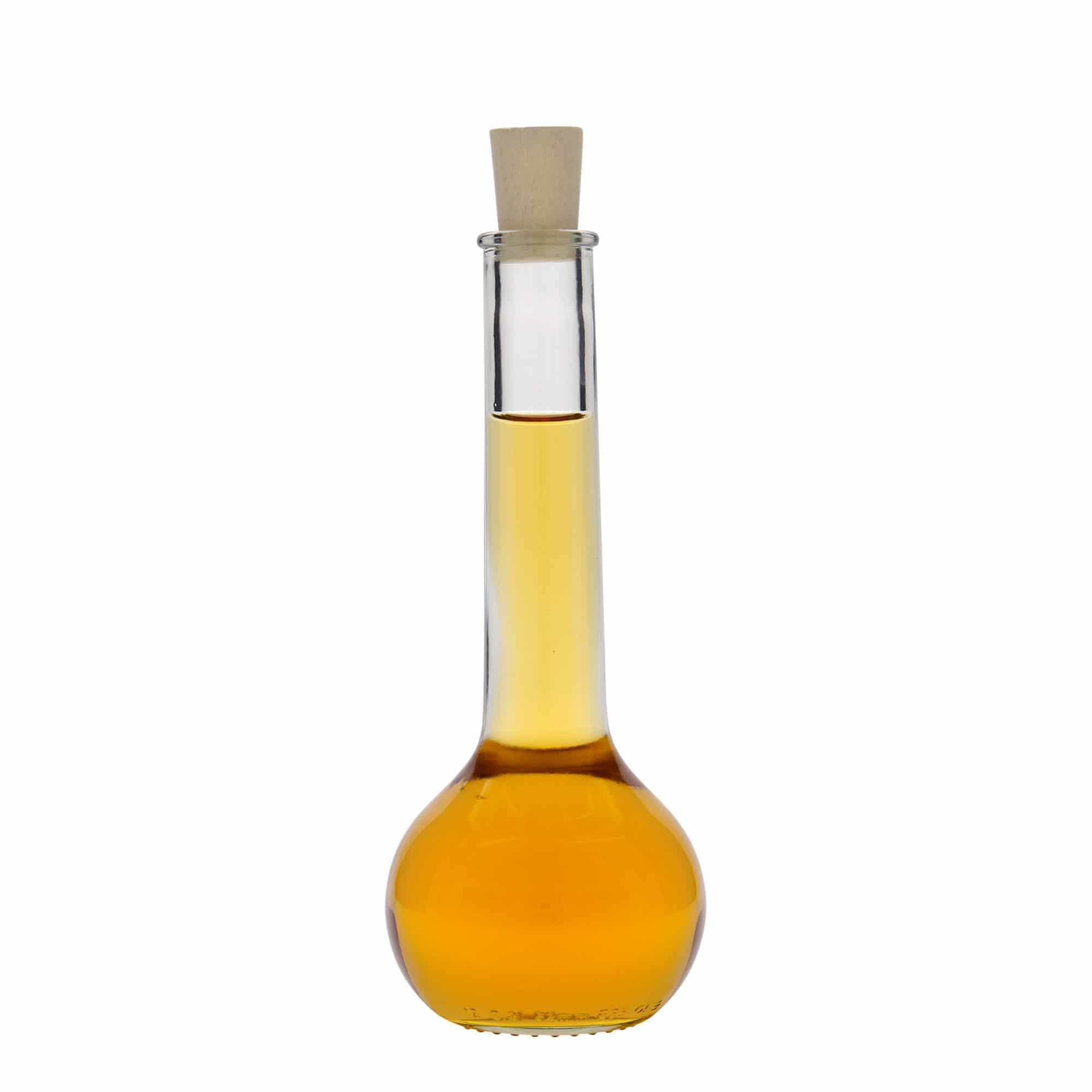 200 ml klaaspudel 'Tulipano', sulgur: kork