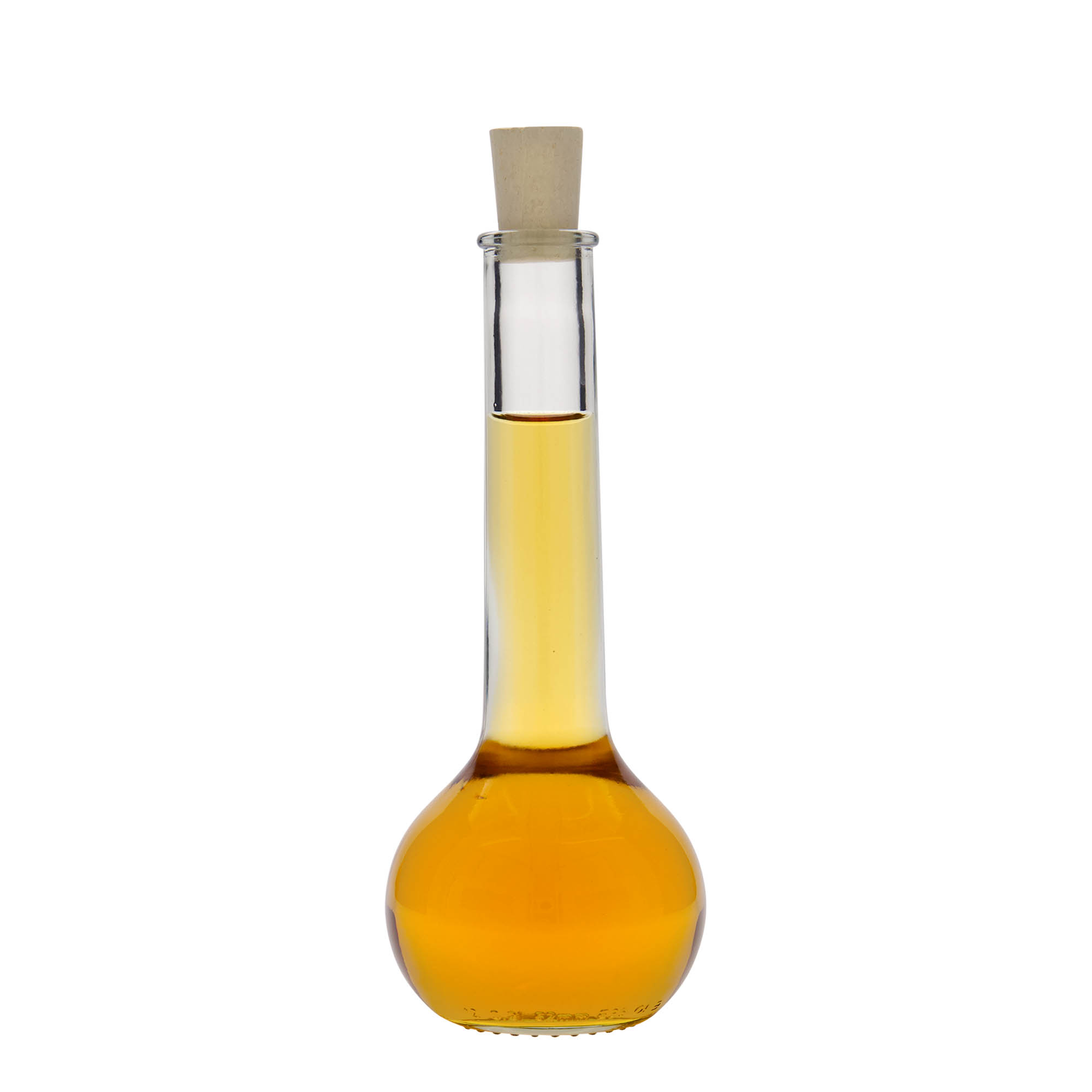 200 ml klaaspudel 'Tulipano', avaus: kork