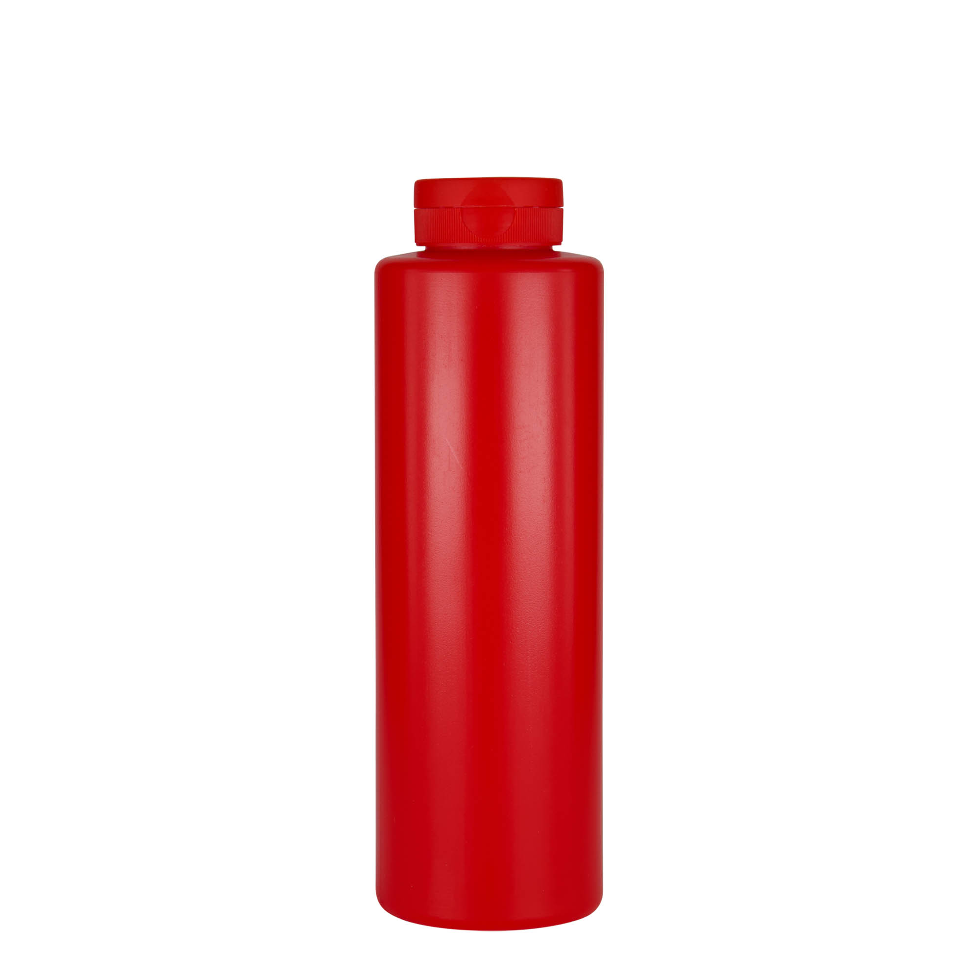 500 ml kastmepudel, LDPE-plastik, punane, suu: 38/400
