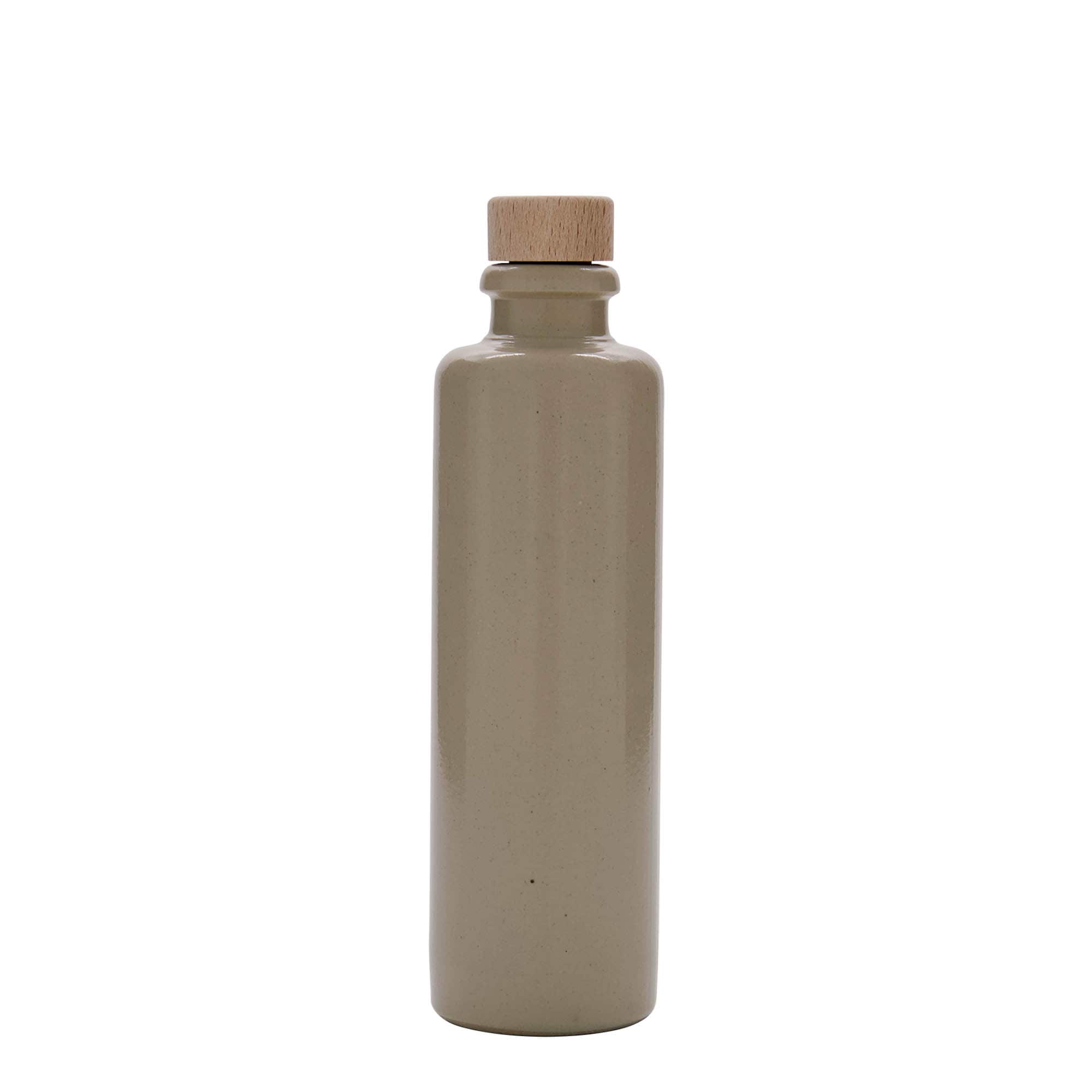 200 ml savikann, keraamiline, beež, avale: kork
