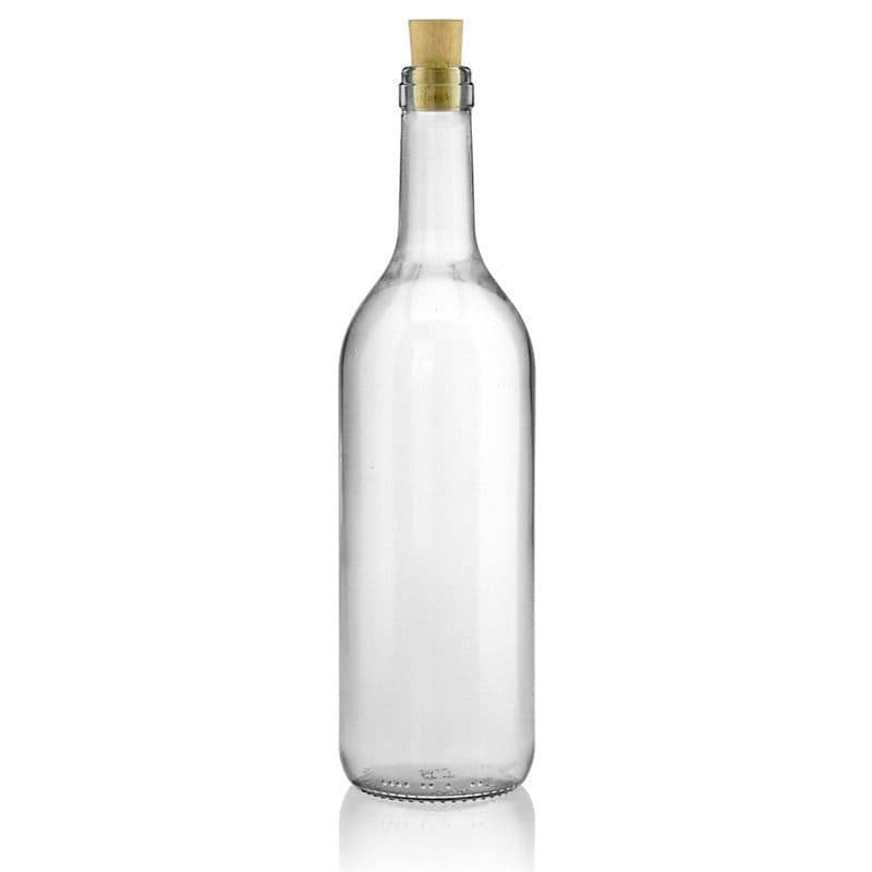 750 ml klaaspudel 'Bordeaux', sulgur: kork 750 ml klaaspudel 'Bordeaux', sulgur: kork