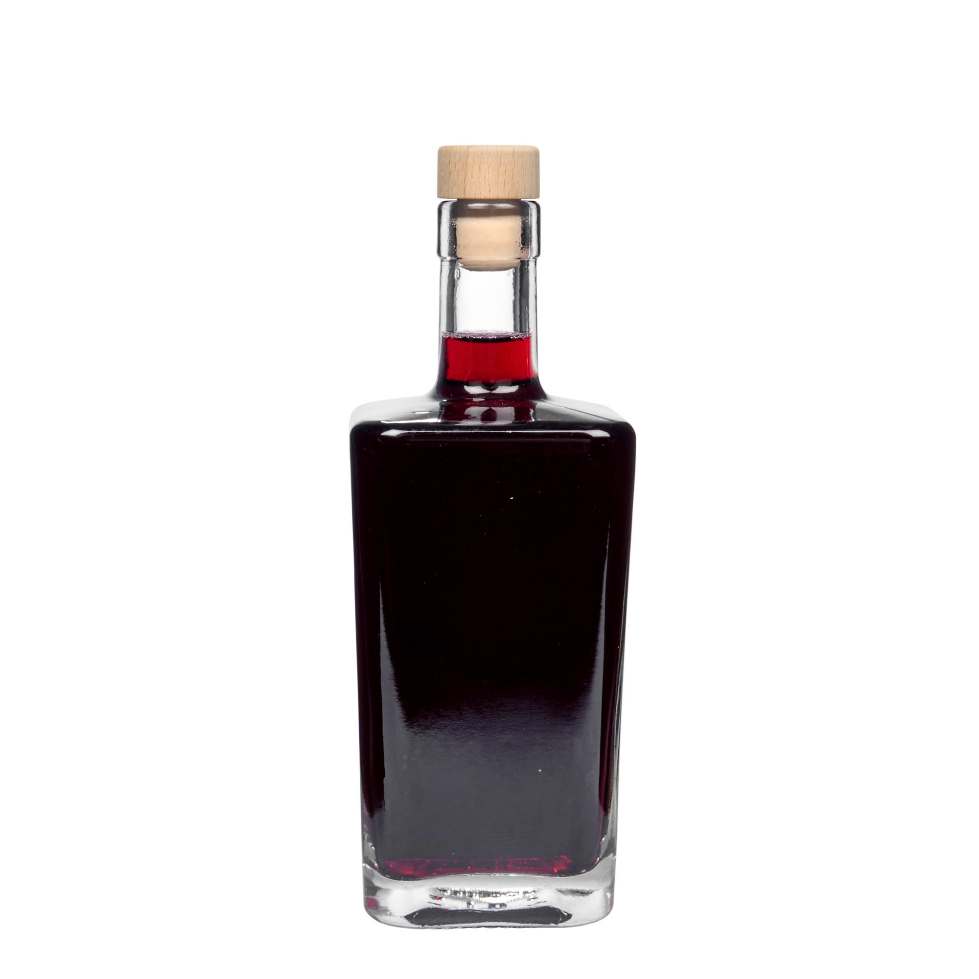 500 ml klaaspudel „Noel“, ruudukujuline, avale: kork