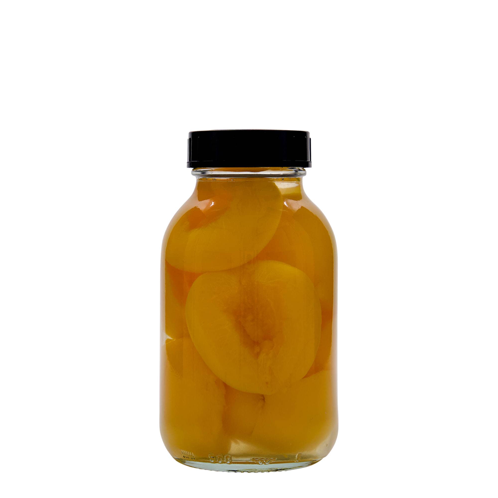 500 ml laiakaelne klaaspurk, avale: DIN 55