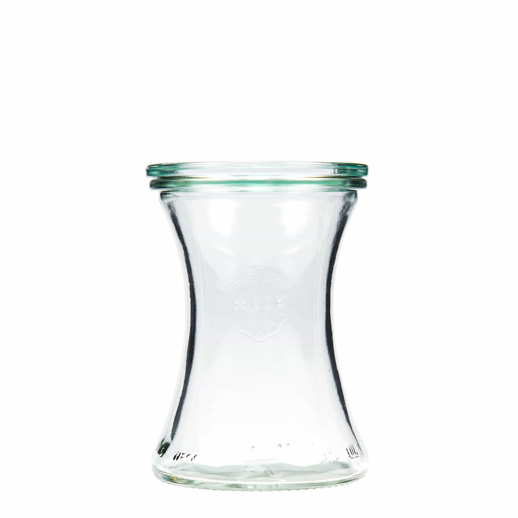370 ml WECKi delikatessipurk, sulgur: ümar serv
