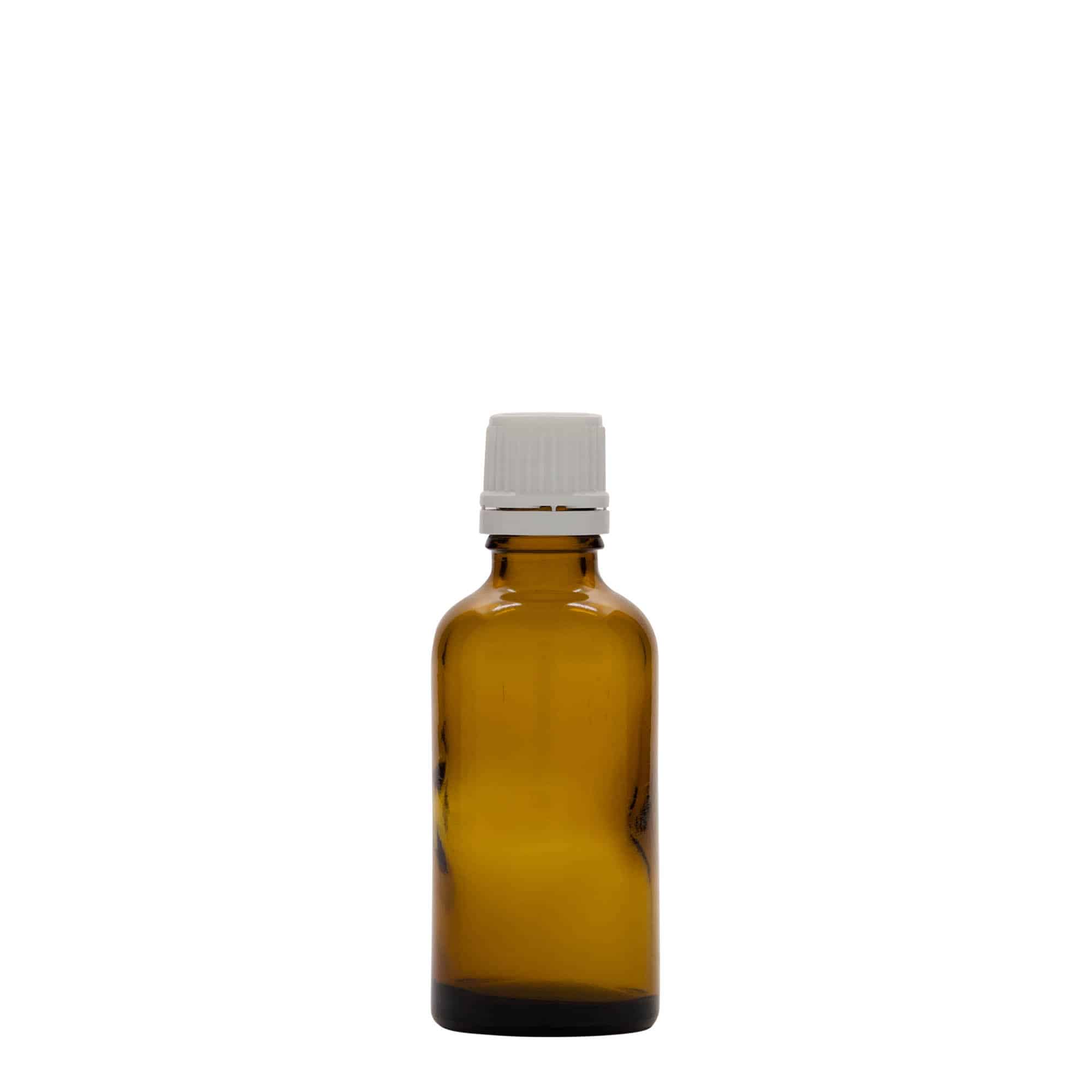50 ml rohupudel, klaas, pruun, sulgur: DIN 18