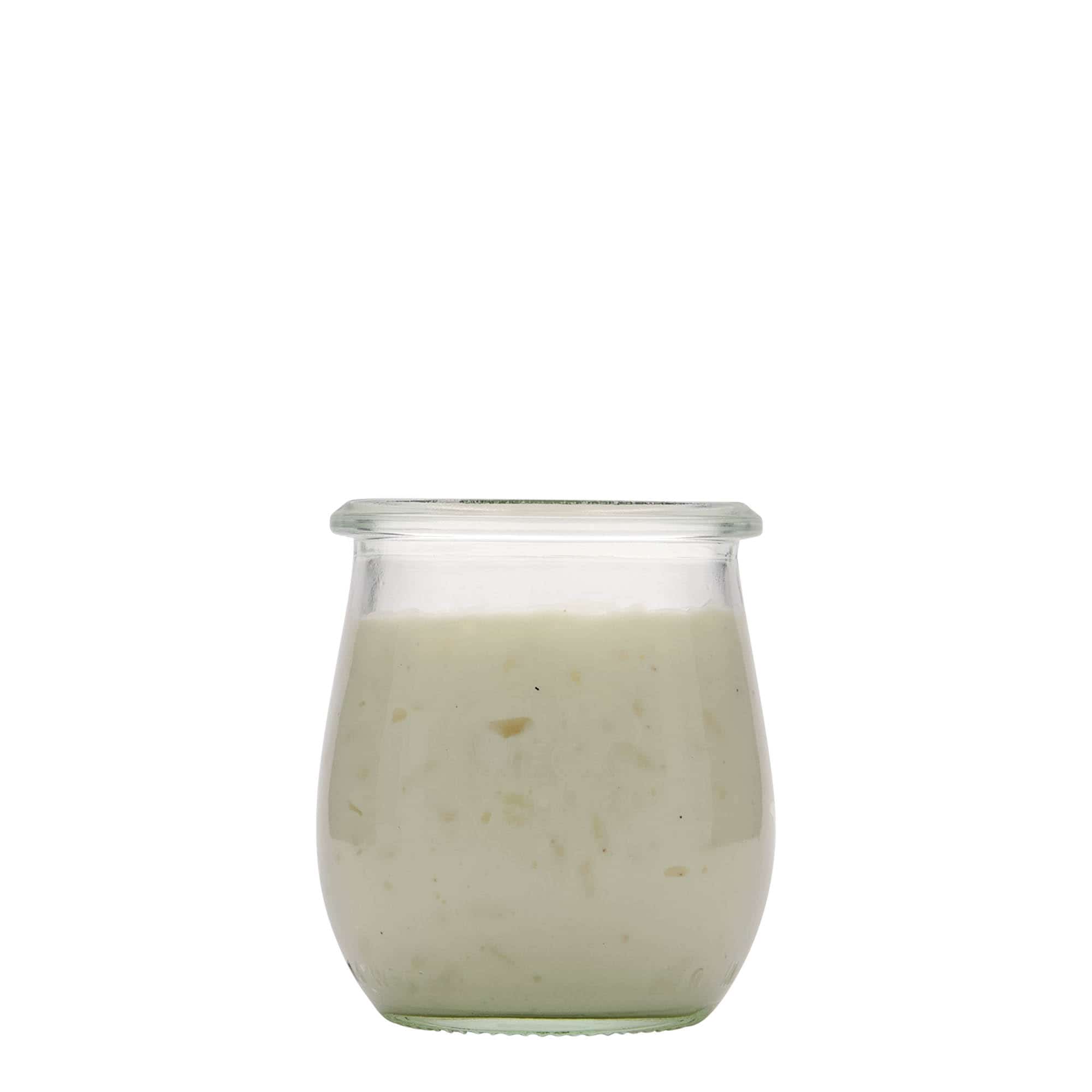 220 ml WECKi tulbikujuline purk, sulgur: ümar serv