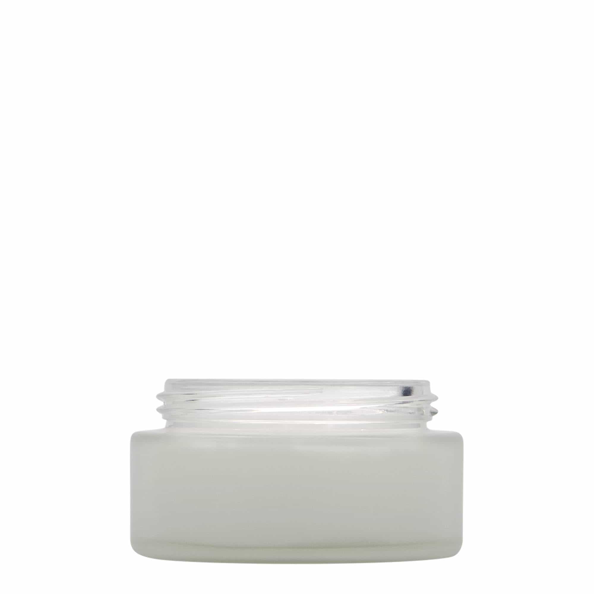 100 ml kosmeetikapurk 'Platin Edition', klaas, matt, sulgur: keeratav kaas