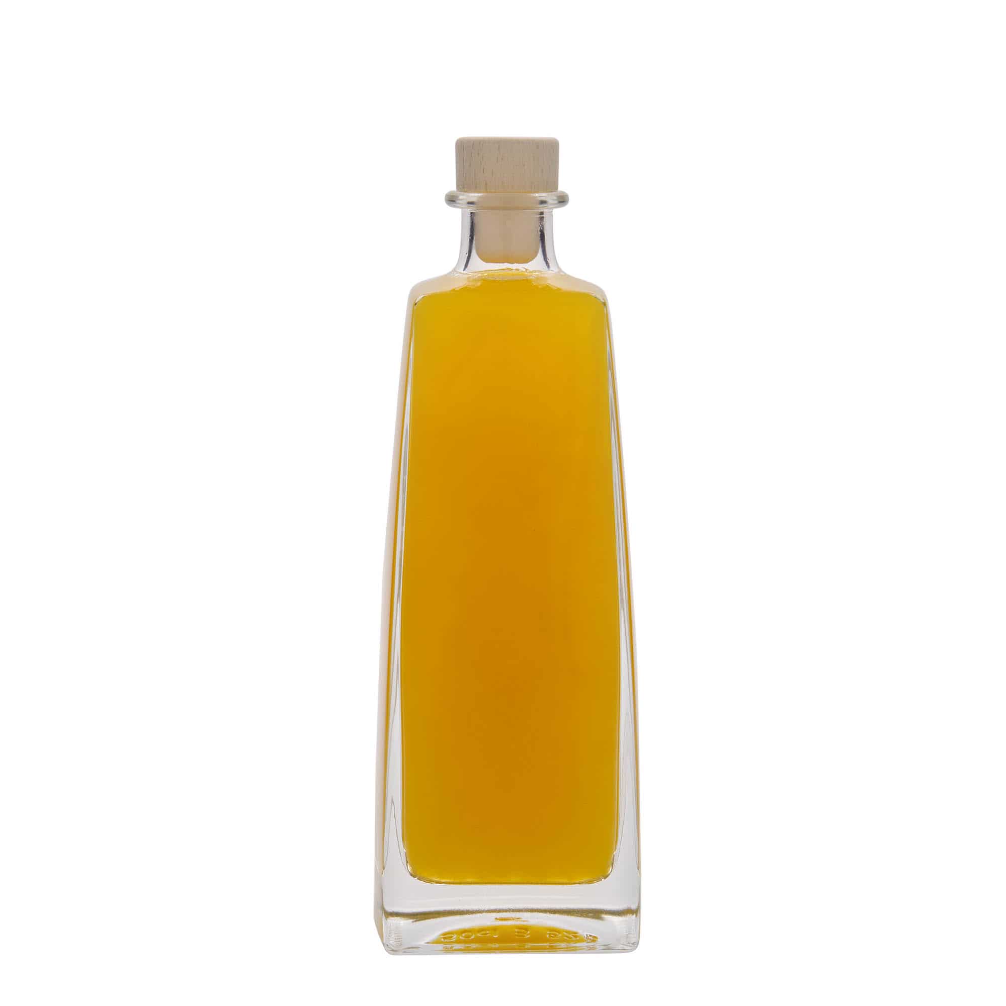 500 ml klaaspudel 'Timmy', ristkülikukujuline, sulgur: kork