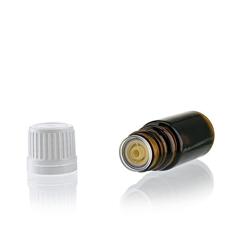 5 ml rohupudel, klaas, pruun, sulgur: DIN 18