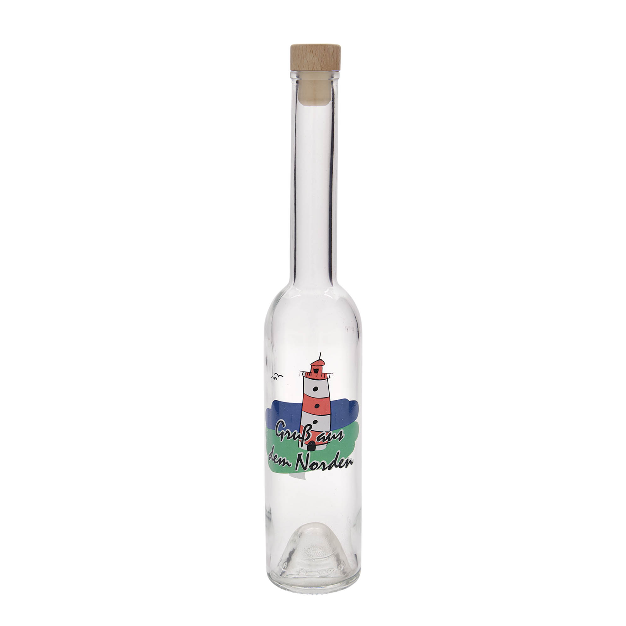 350 ml klaaspudel 'Opera', motiiv: Põhi, suuava: kork 350 ml klaaspudel 'Opera', motiiv: Põhi, suuava: kork