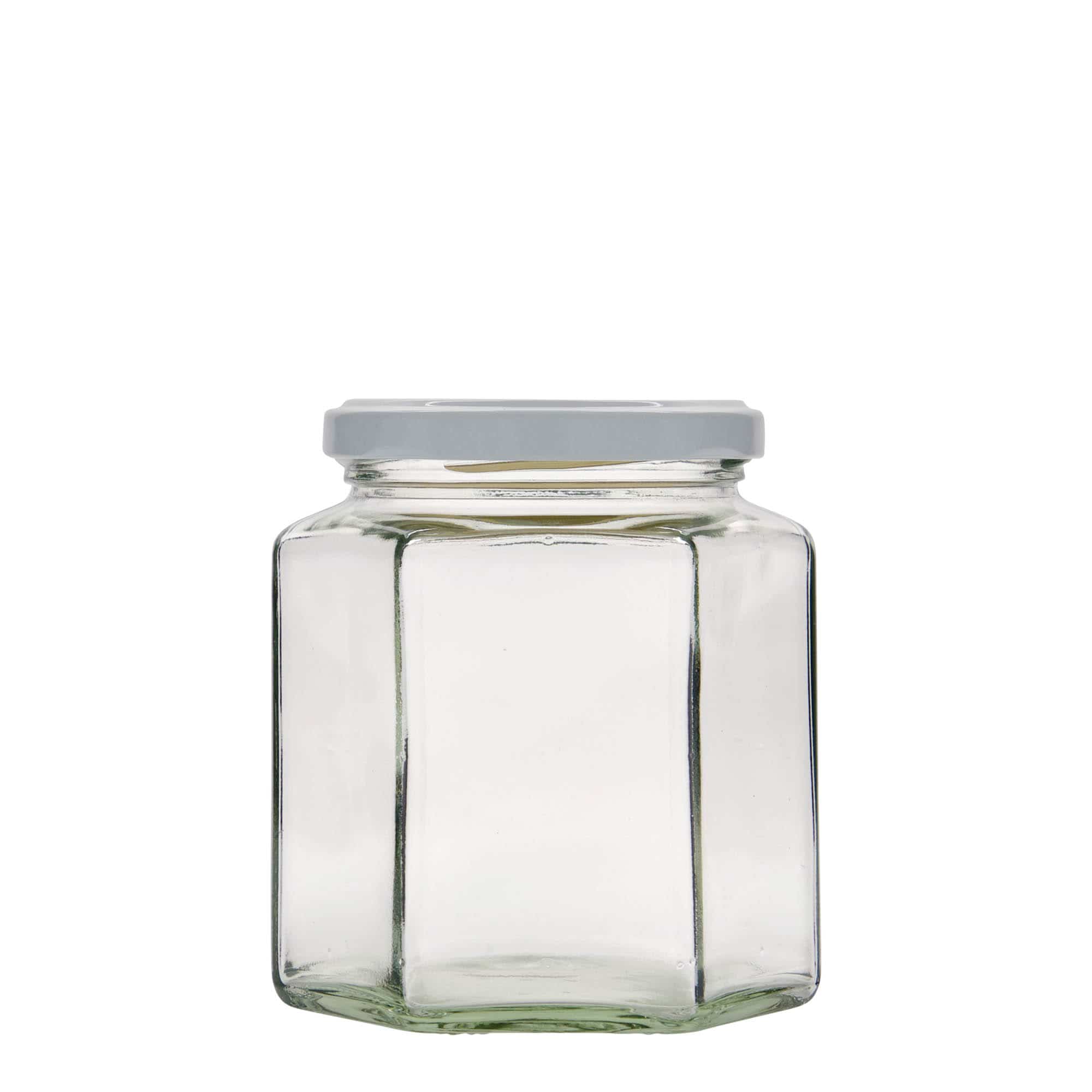 390 ml kuuekandiline purk, sulgur: twist-off (TO 70)
