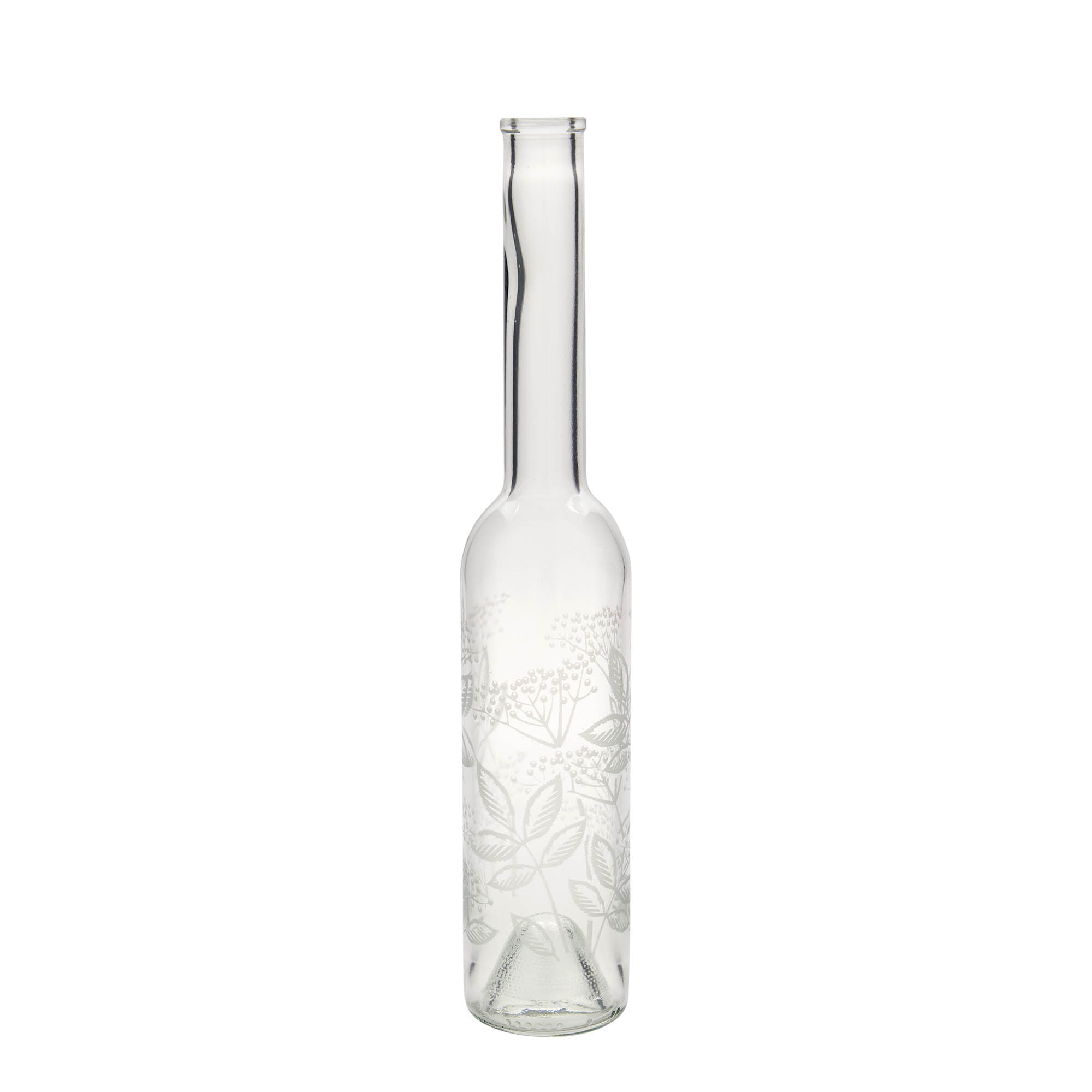 350 ml klaaspudel 'Opera', motiiv: leedripuu, suue: kork 350 ml klaaspudel 'Opera', motiiv: leedripuu, suue: kork
