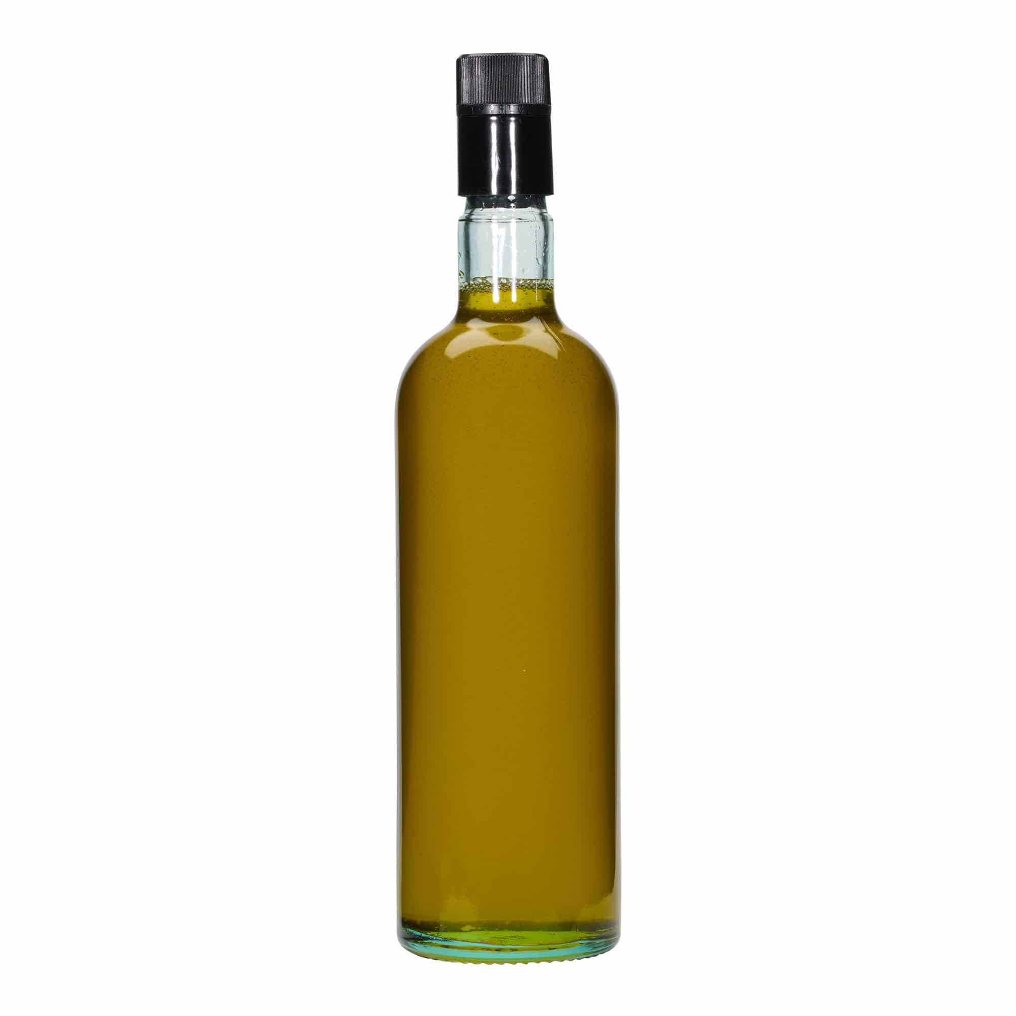 750 ml äädika/õlipudel 'Willy New', klaas, heleroheline, sulgur: DOP