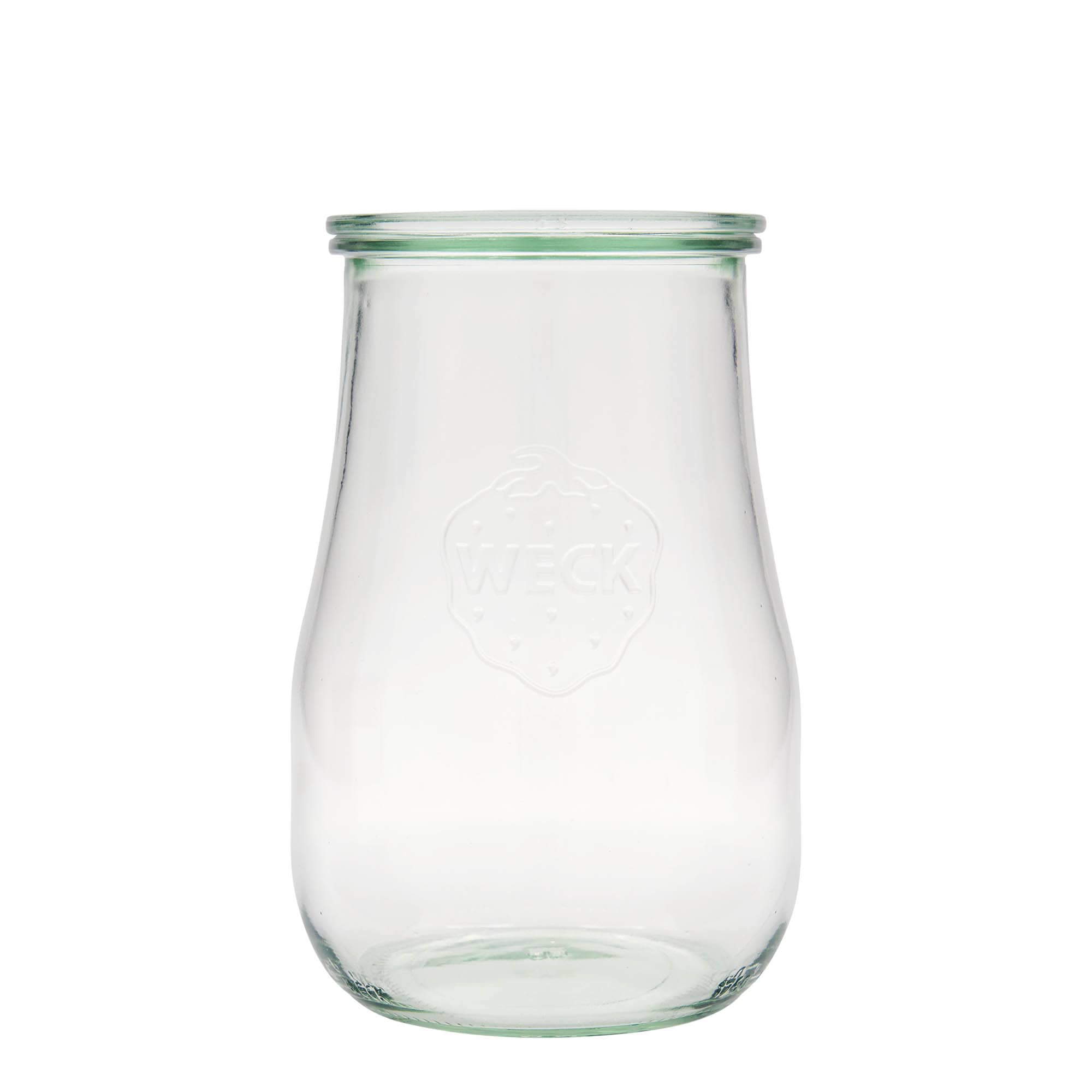 1750 ml WECKi tulbikujuline purk, sulgur: ümar serv