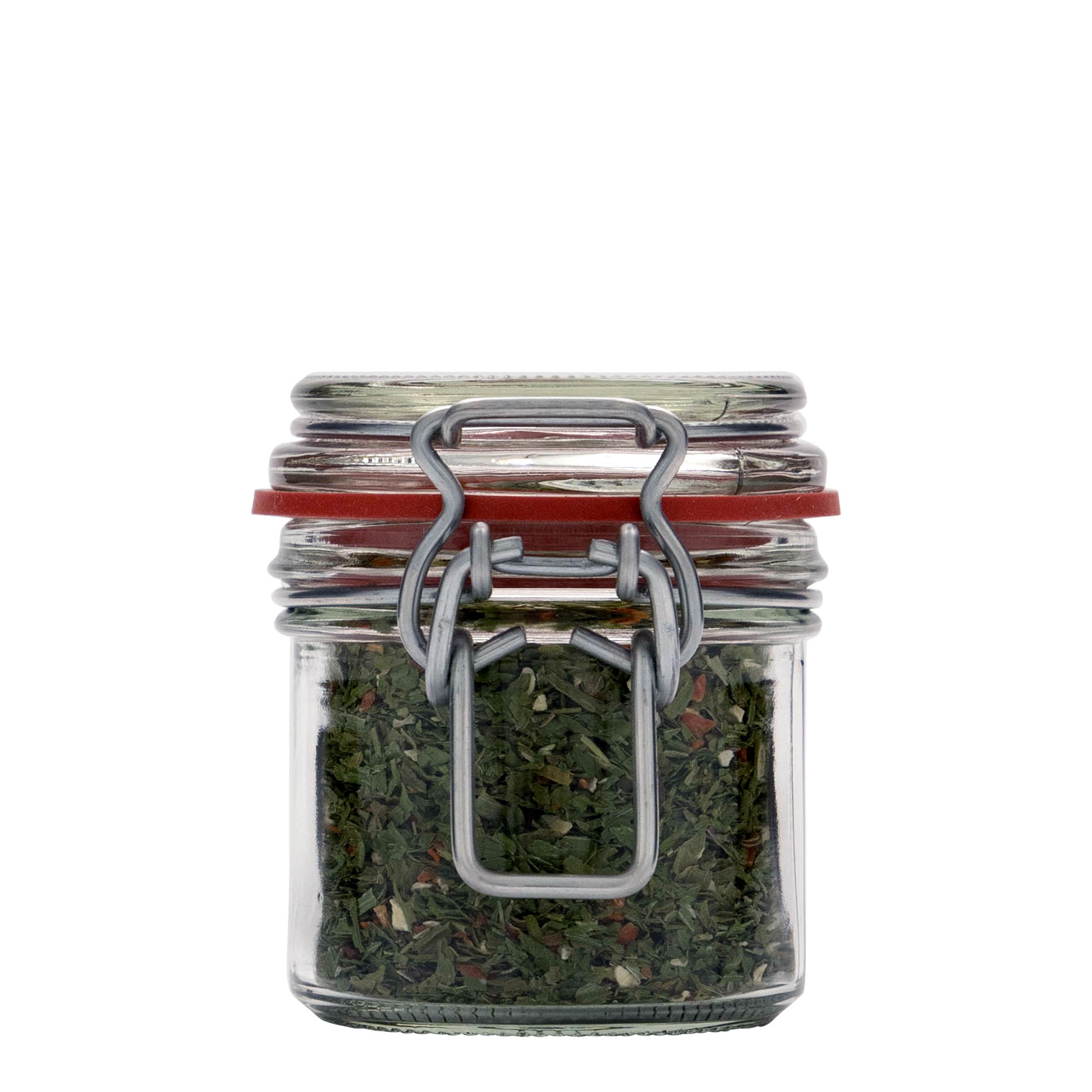 125 ml traadiklambri klaaspurk, suu: traadiklambri sulgur