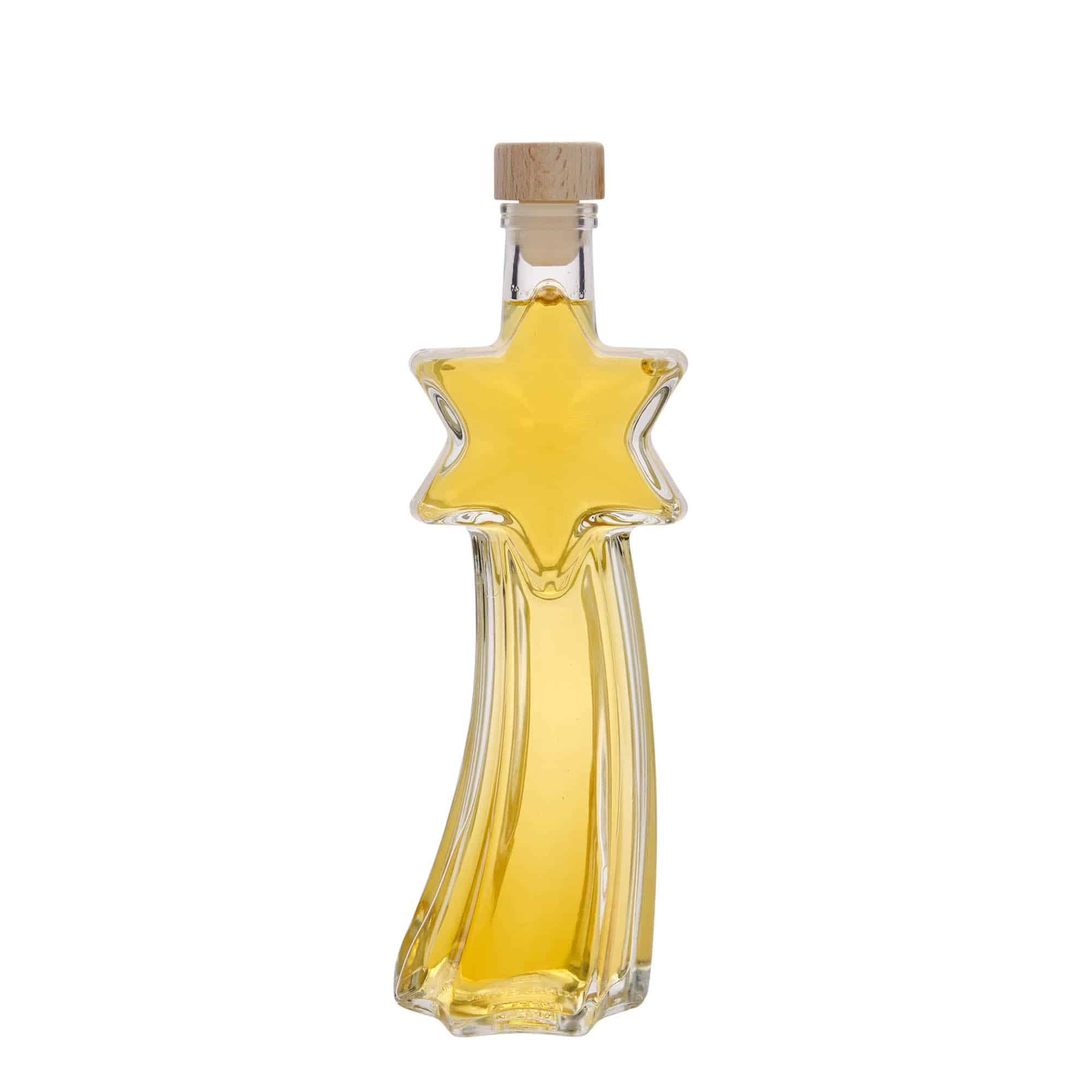 200 ml klaaspudel „Tähesära“, avale: kork
