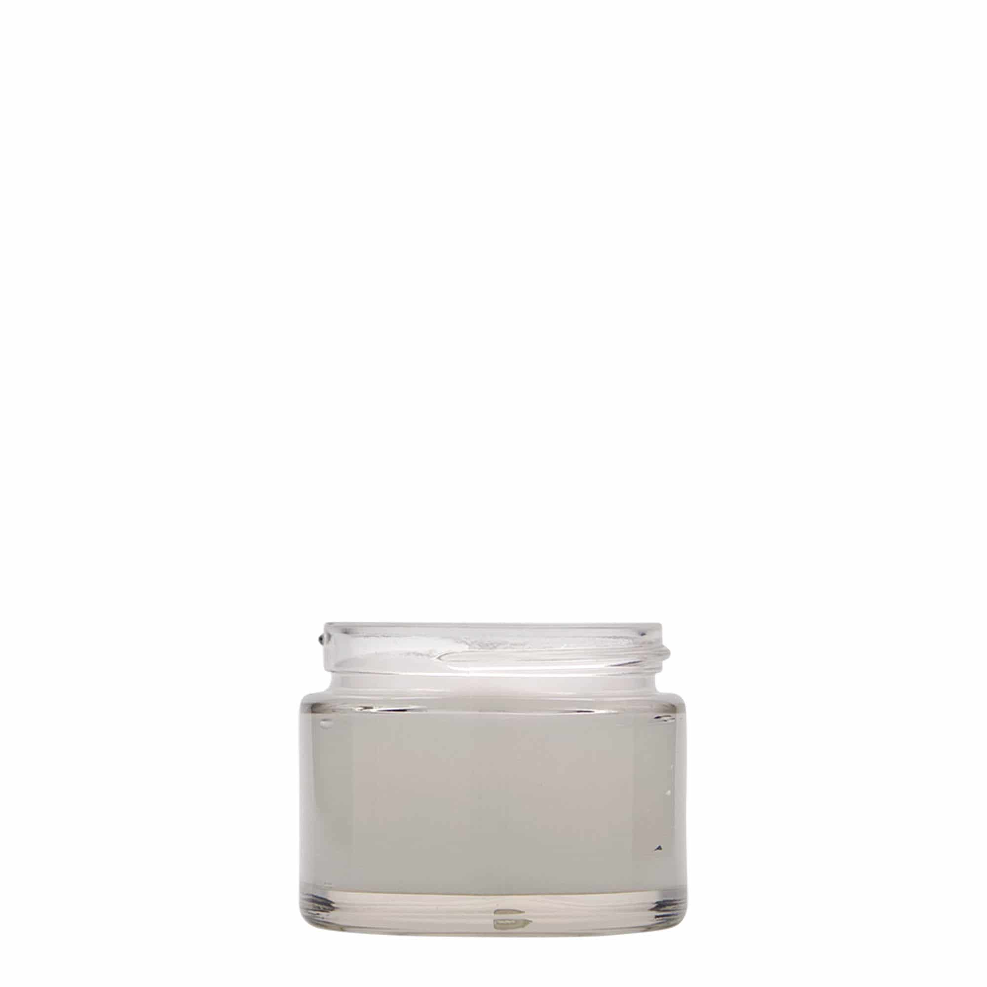 50 ml kosmeetikapurk 'Beauty', klaas, sulgur: keeratav kaas