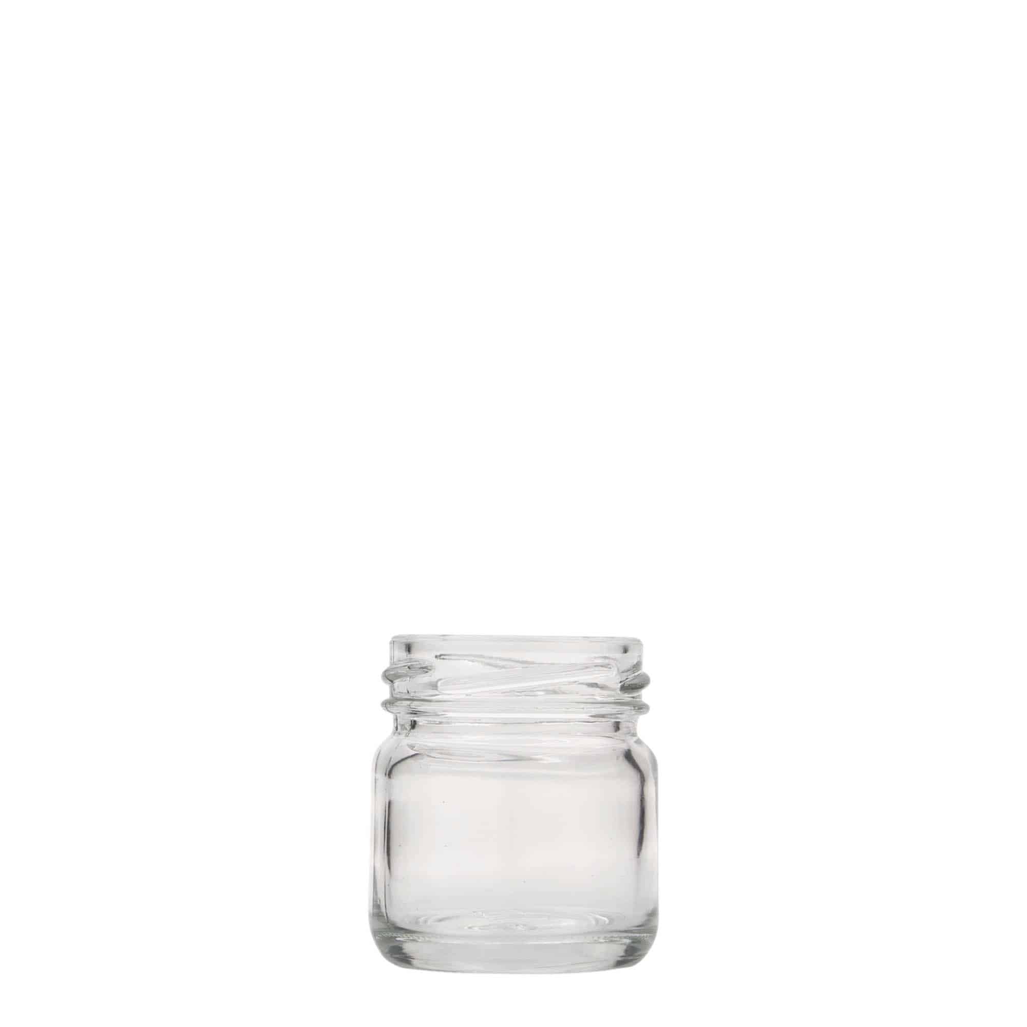 40 ml ümmargune purk, sulgur: twist-off (TO 43)