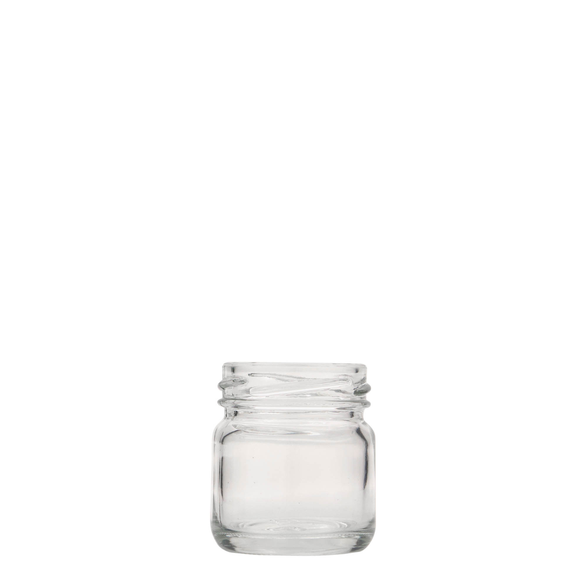 40 ml ümmargune klaas, suuava: keeratav kork (TO 43) 40 ml ümmargune klaas, suuava: keeratav kork (TO 43)