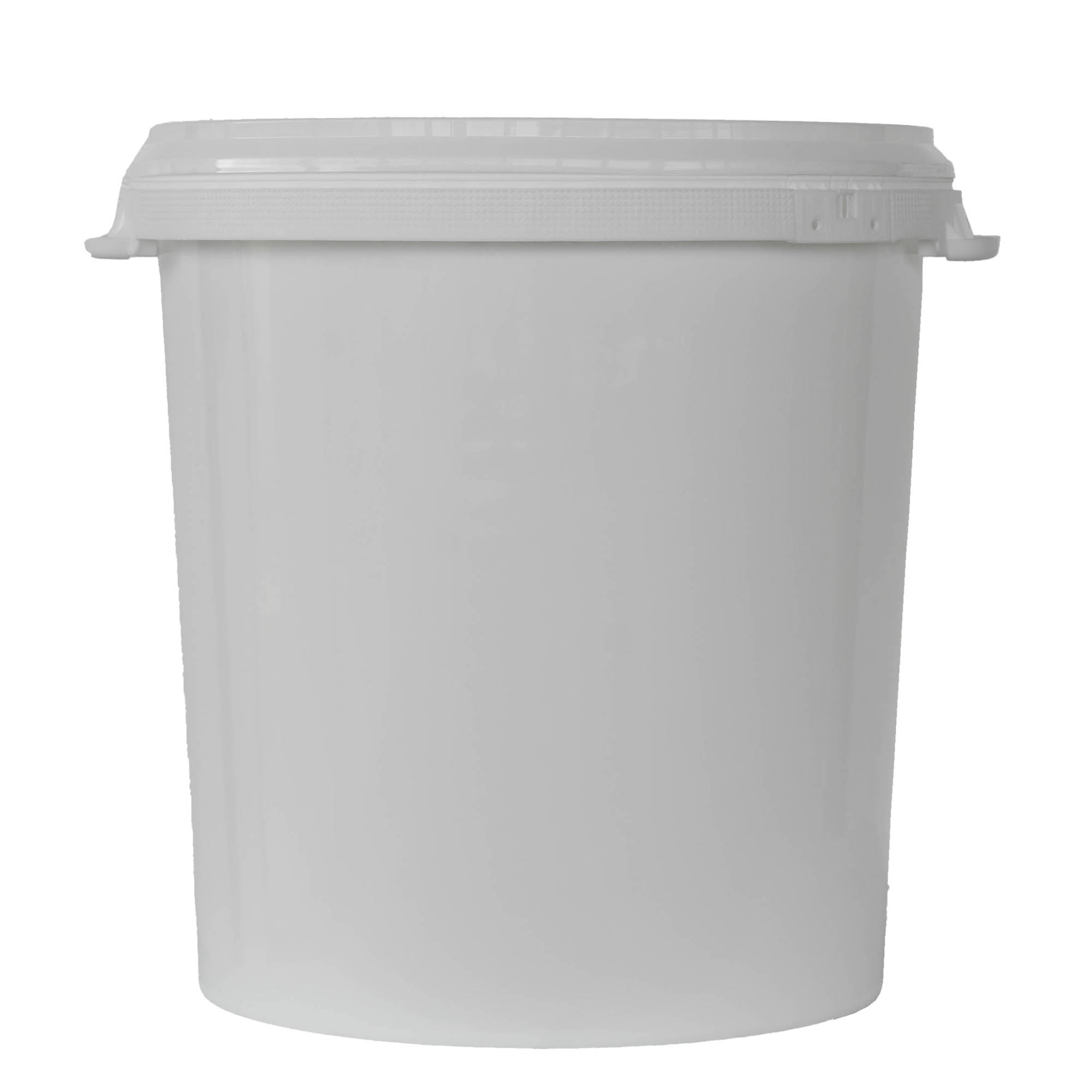 30 l ämber, PP-plast, valge