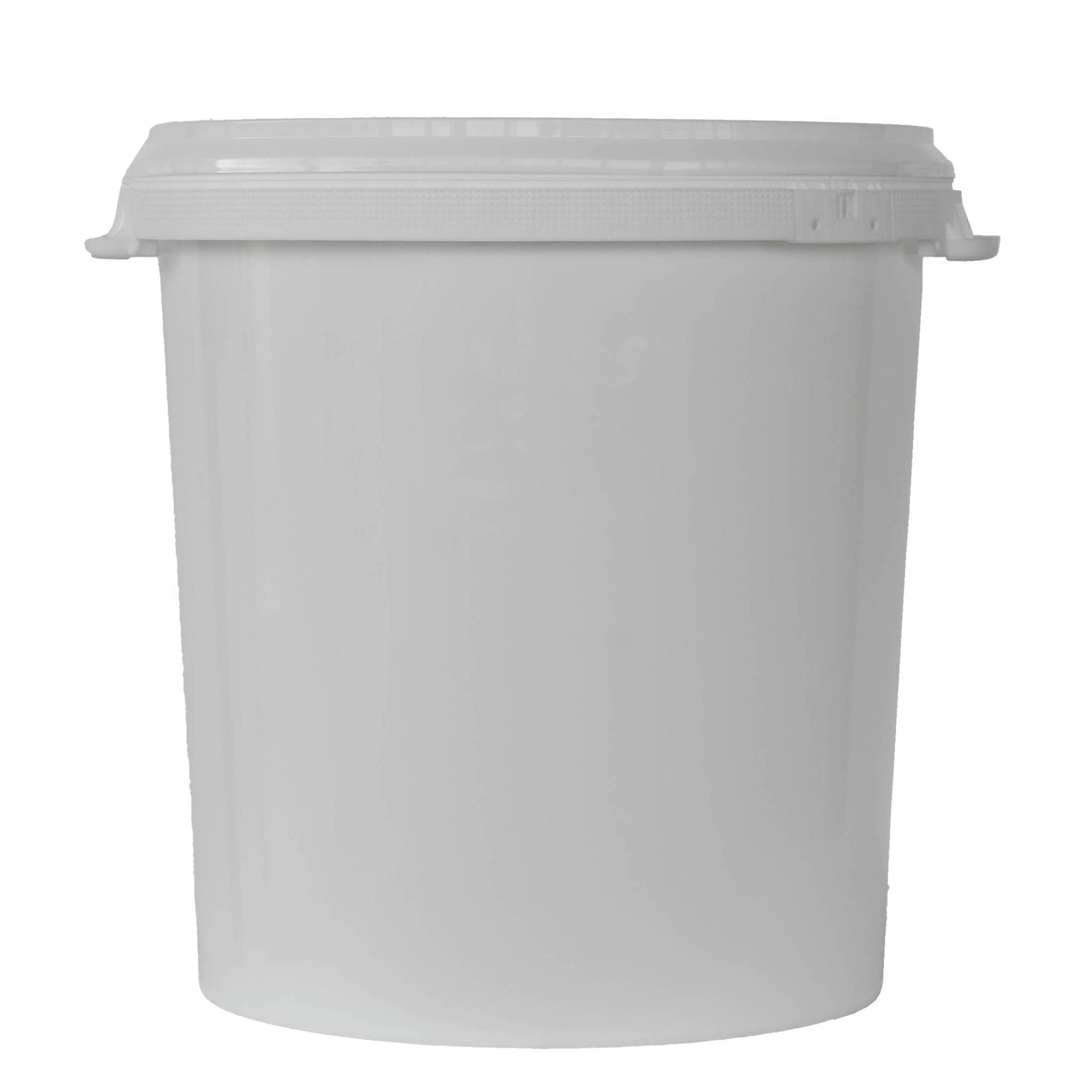 30 l ämber, PP-plast, valge