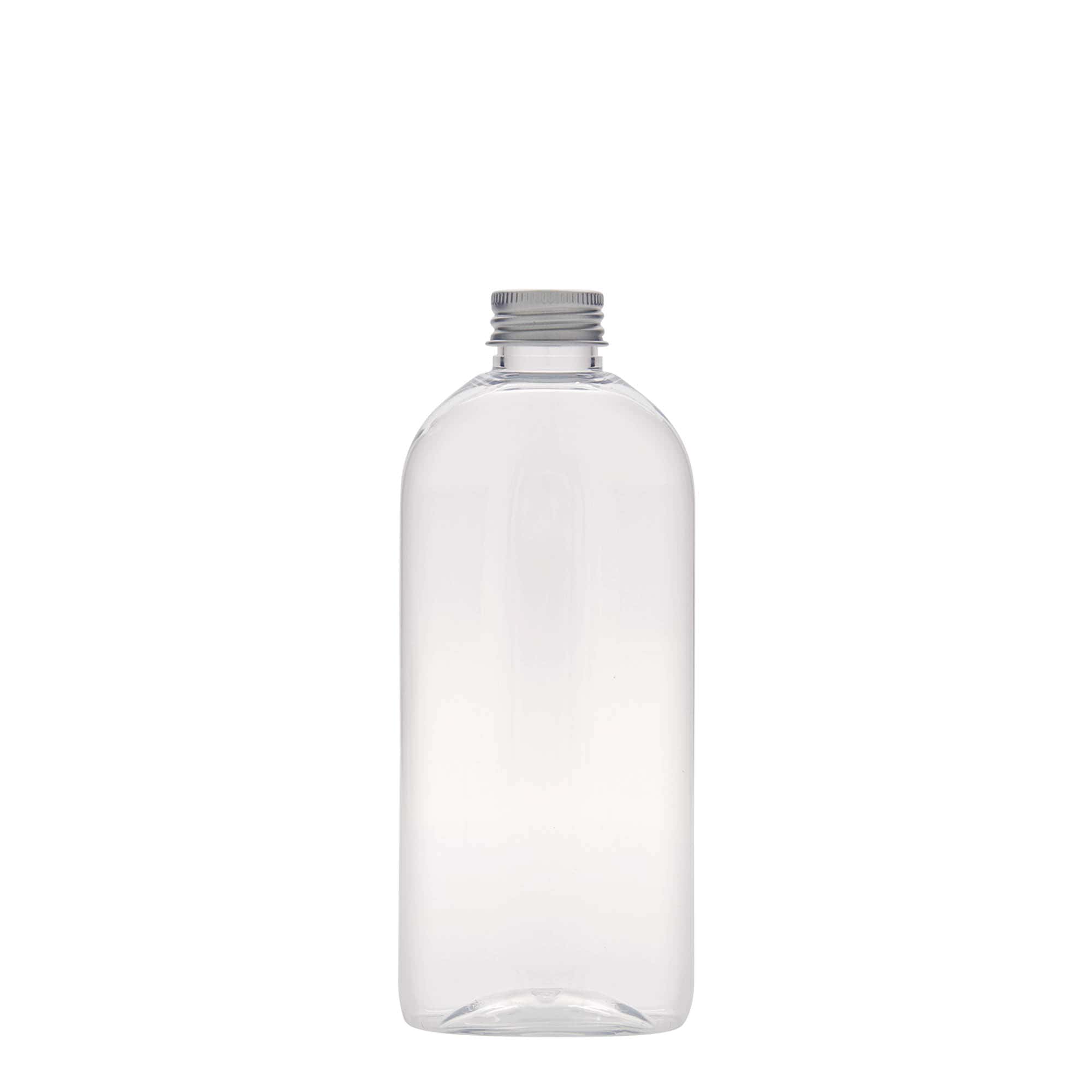 250 ml PET-pudel 'Iris', ovaalne, plastik, kael: 24/410