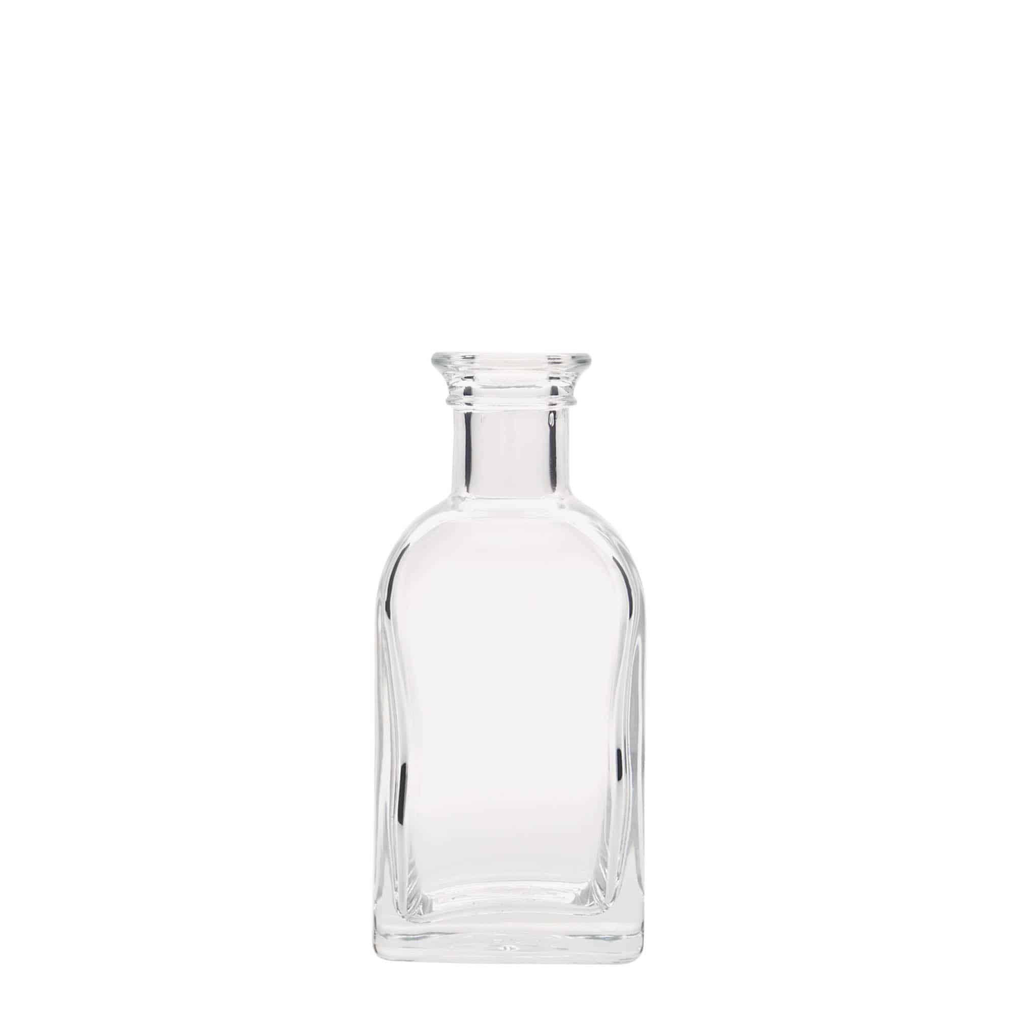 100 ml klaaspudel Apotheker Carré, ruudukujuline, ava: kork 100 ml klaaspudel Apotheker Carré, ruudukujuline, ava: kork