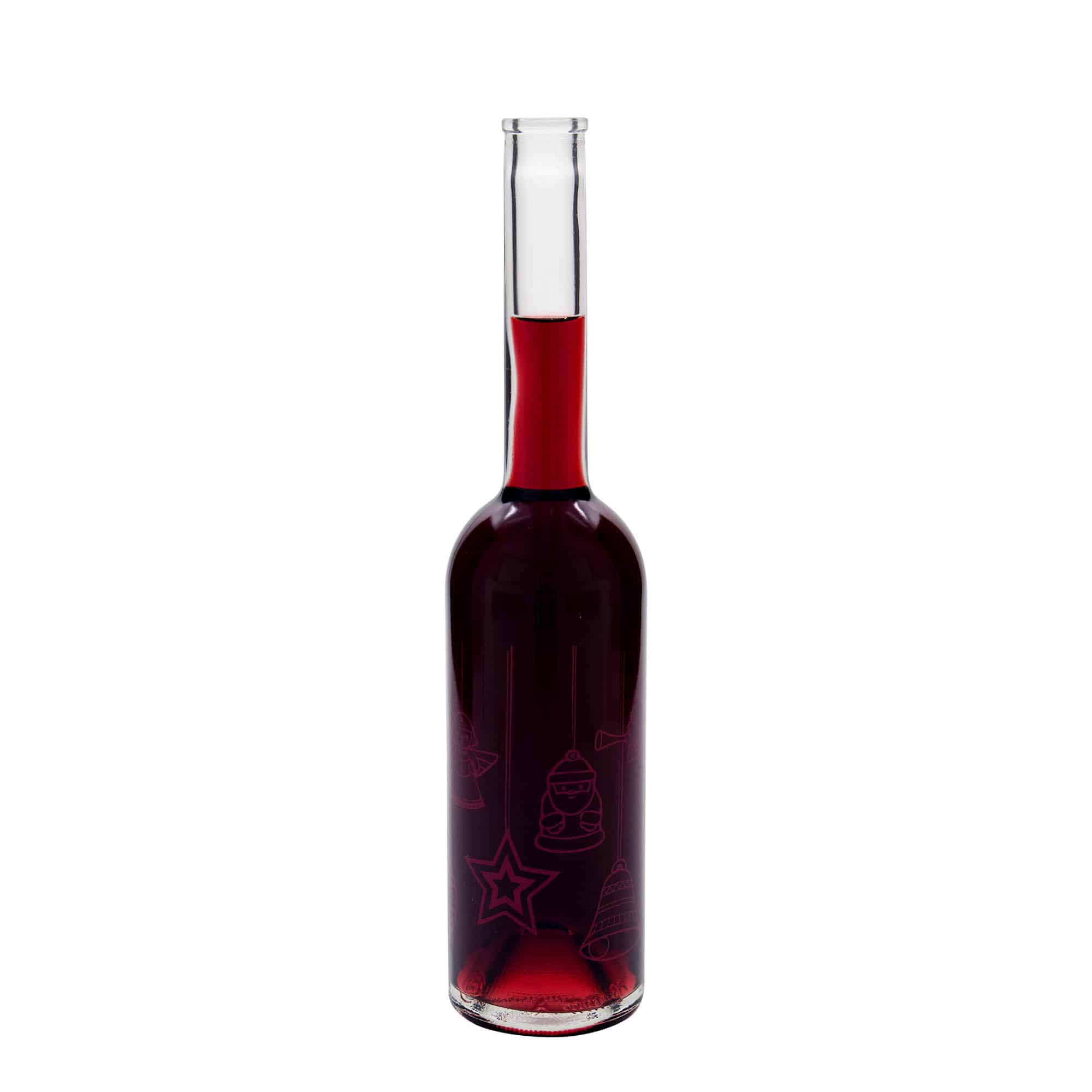 500 ml klaaspudel 'Opera', motiiv: tähed, sulgur: kork