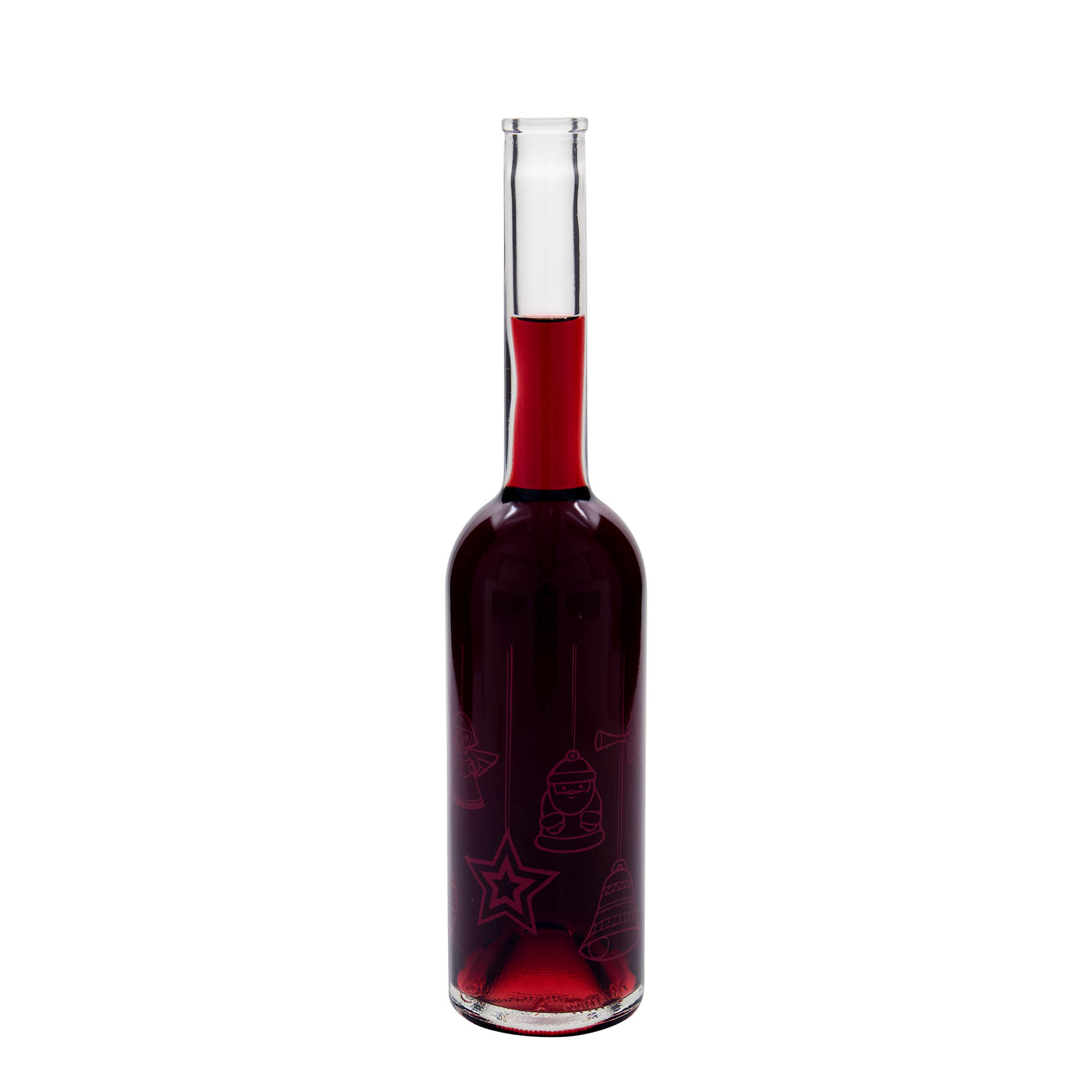 500 ml klaaspudel 'Opera', motiiv: tähed, suu: kork
