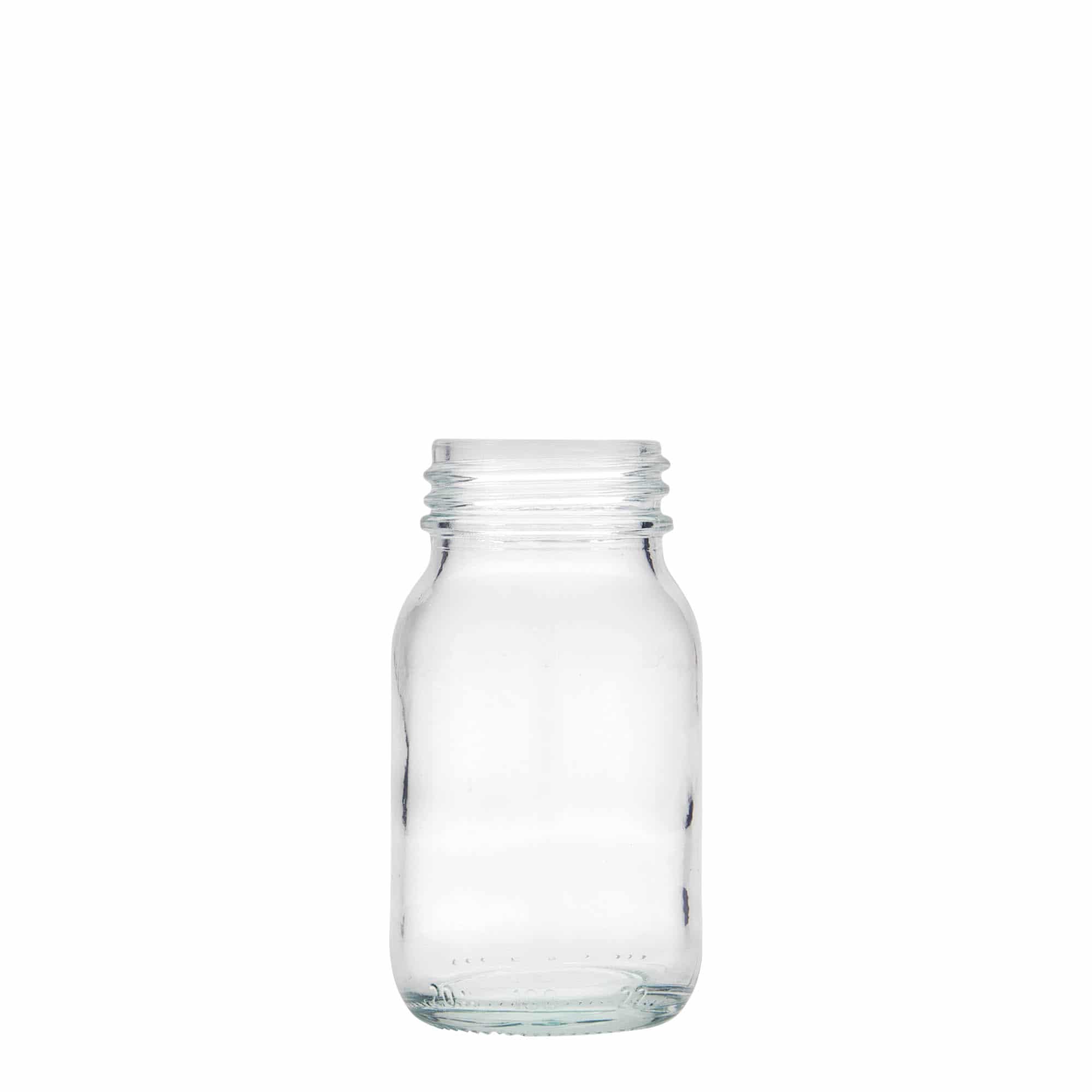 100 ml laia kaelaga purk, sulgur: DIN 40