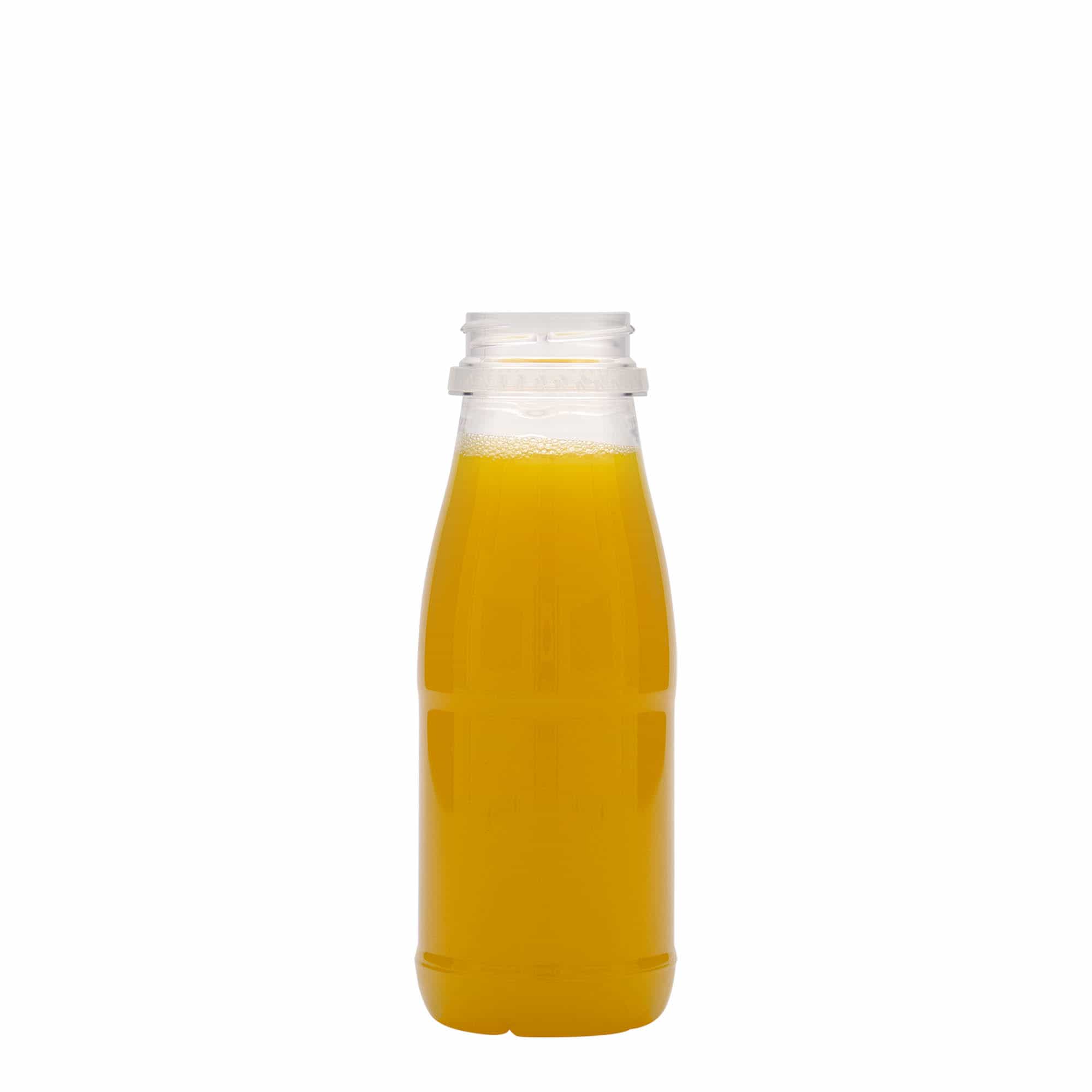 250 ml PET-pudel 'Milk and Juice', plast, sulgur: 38 mm