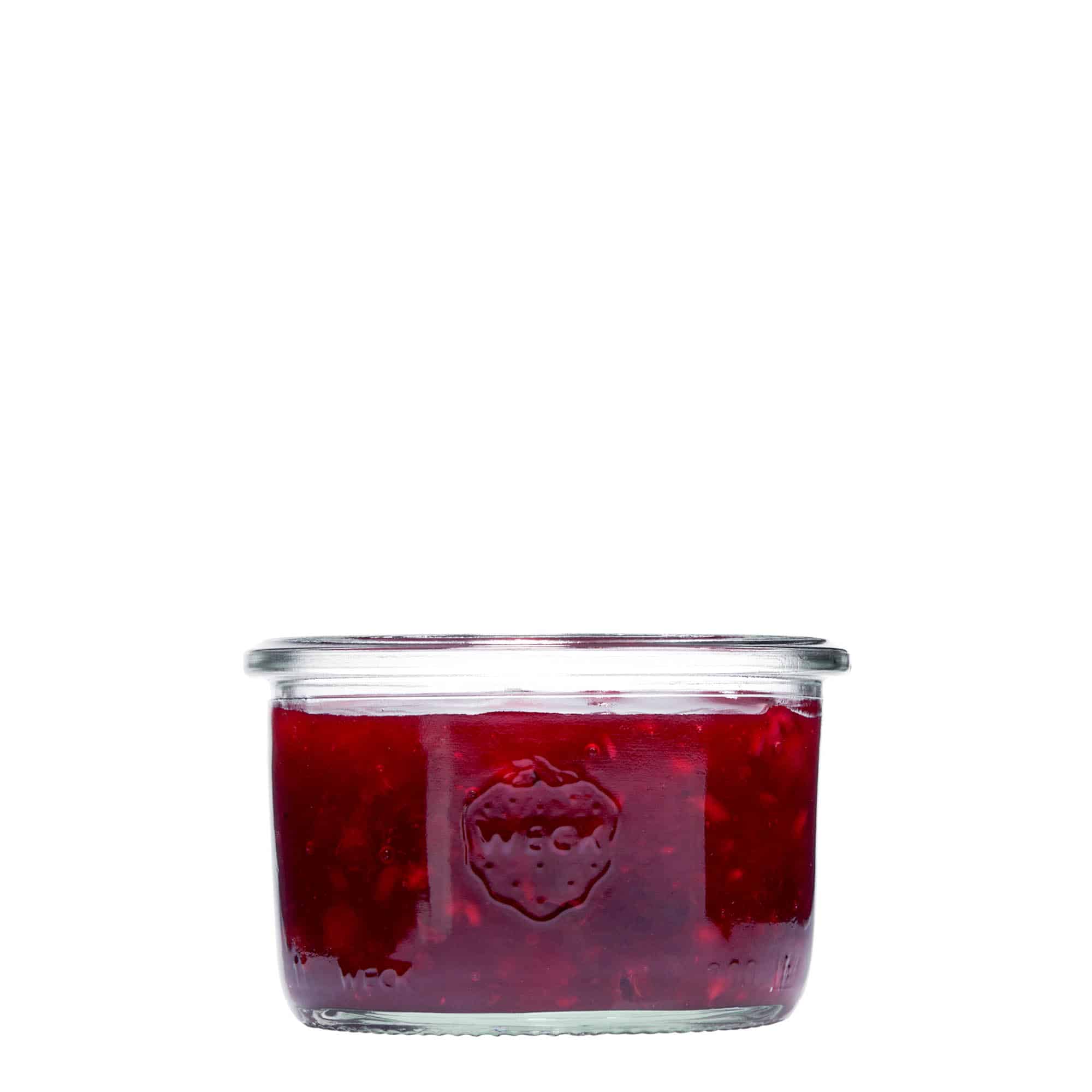 200 ml WECKi laia suuga purk, sulgur: ümar serv