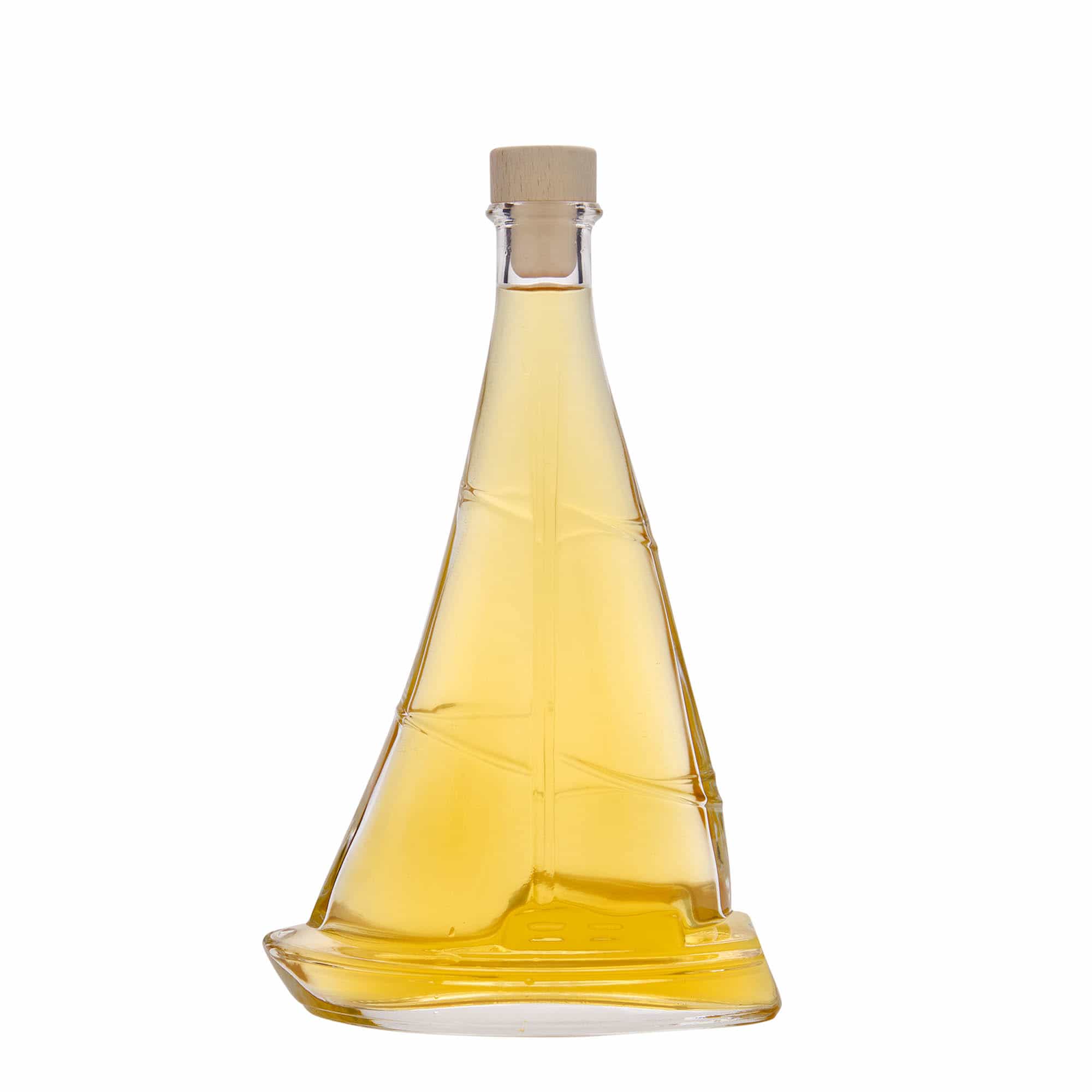 350 ml klaaspudel 'Purjekas', sulgur: kork