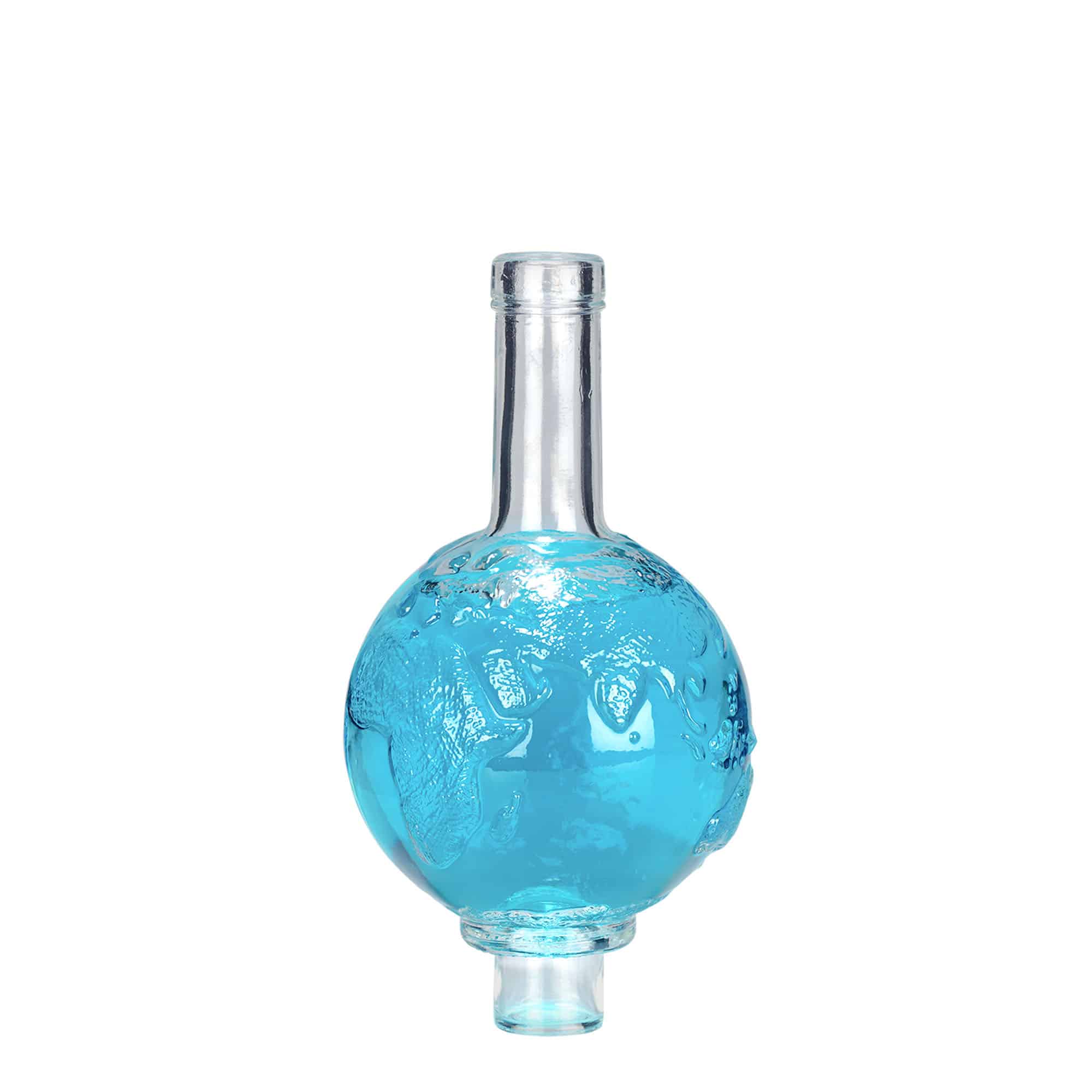 500 ml klaaspudel 'Globus', suuava: kork