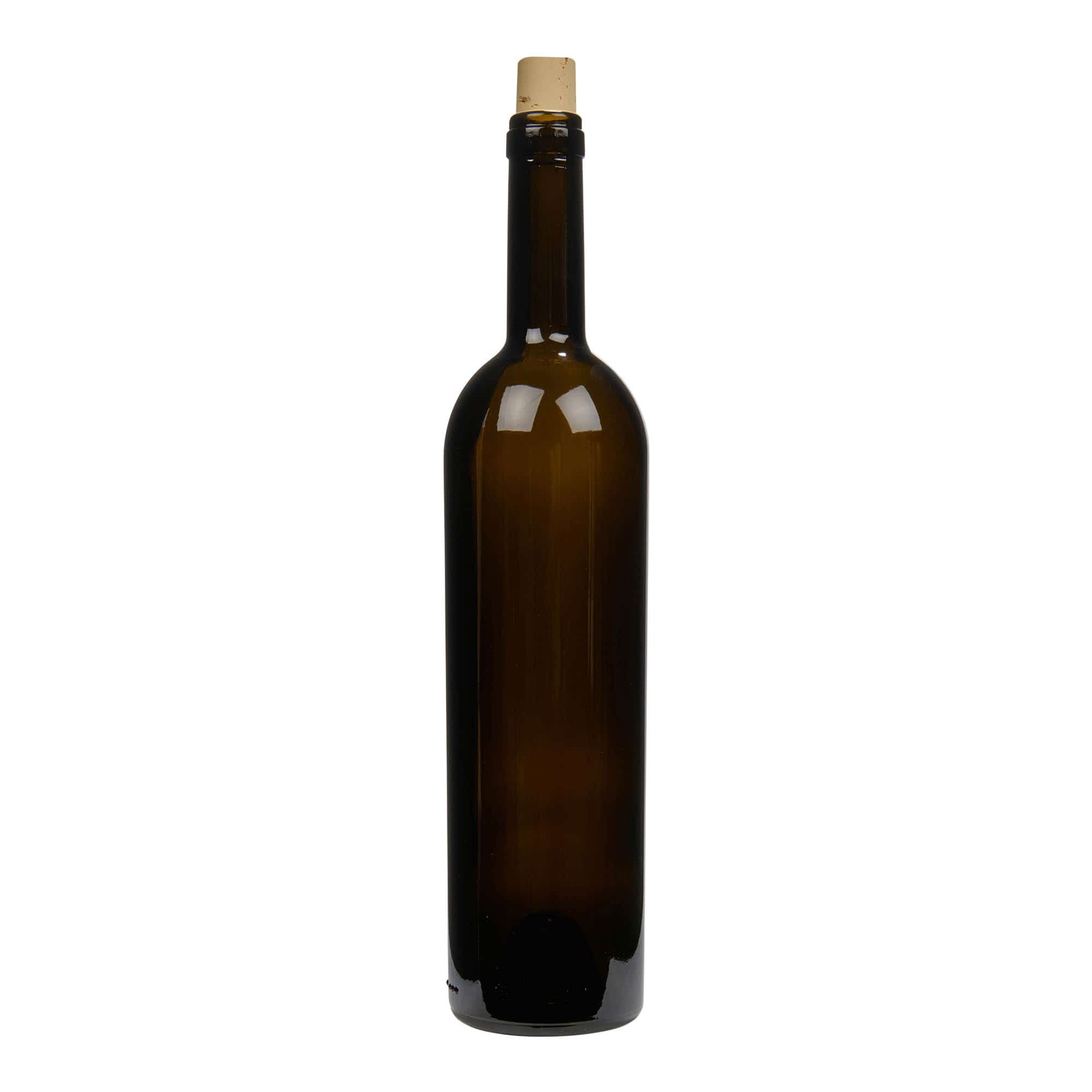 750 ml veinipudel 'Liberty', antiikroheline, sulgur: kork